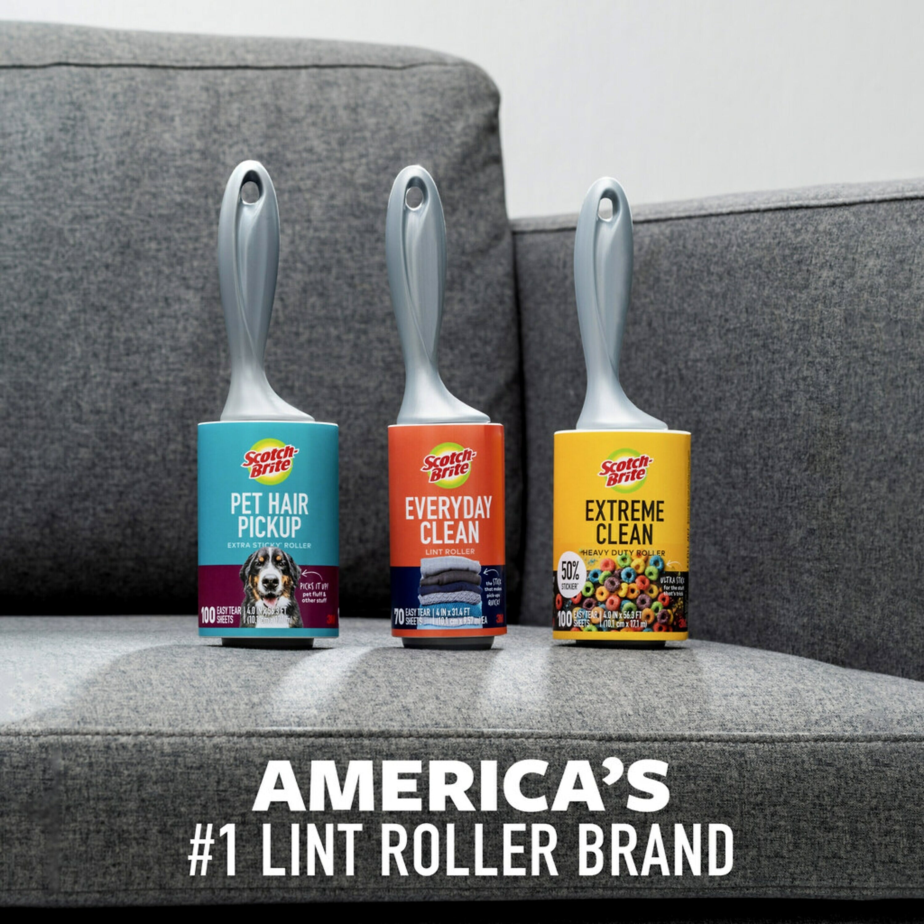 Scotch-Brite Lint Roller, 70 Sheets