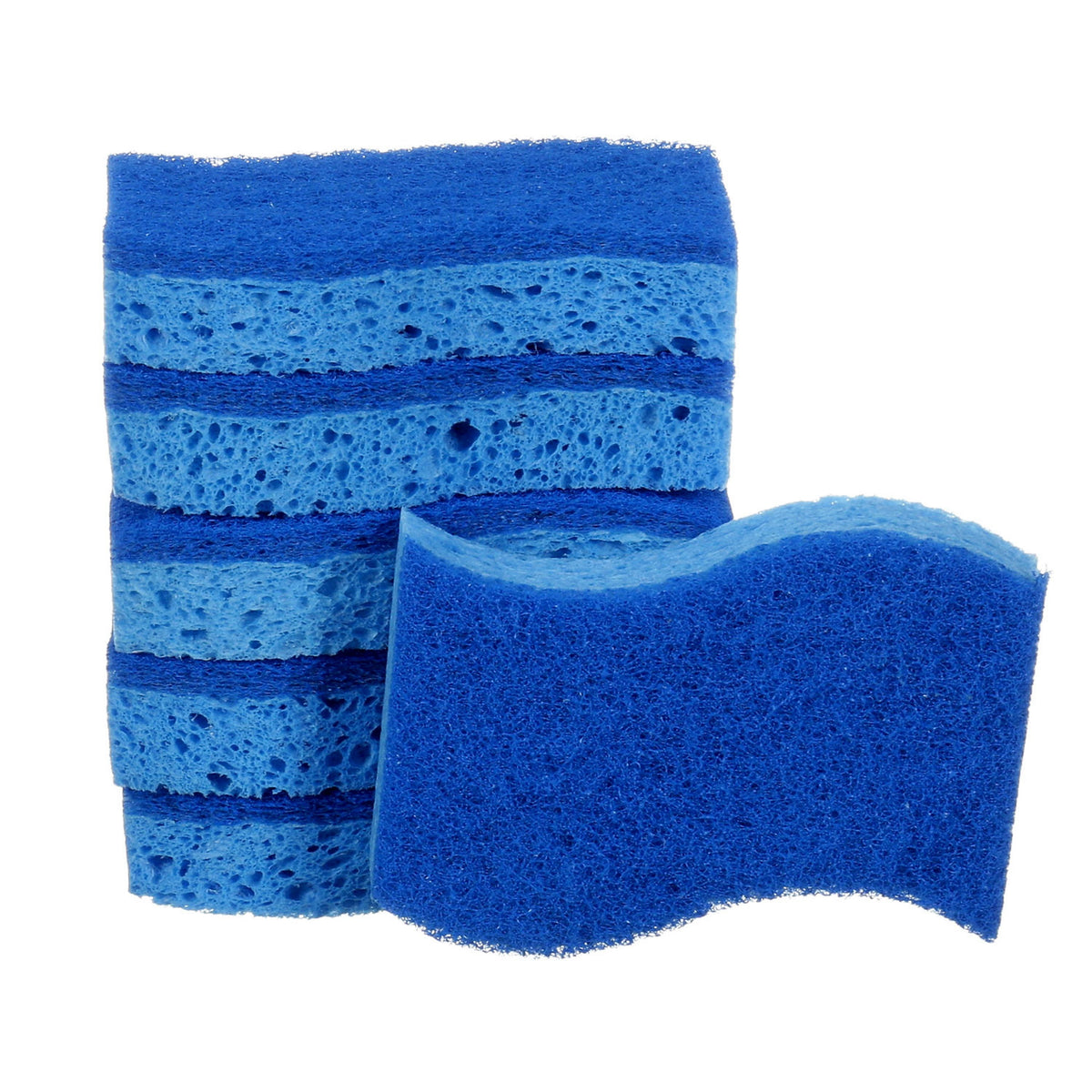 Scotch-Brite Non-Scratch Scrub Sponge, Blue, 6/Pack