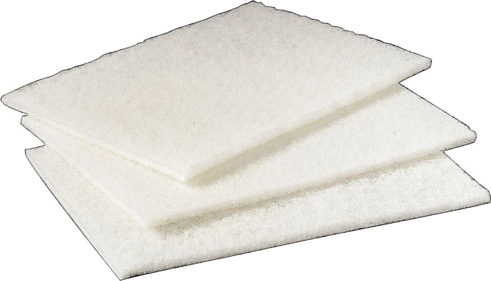 Scotch-Brite White Light Duty Cleansing Pad, 60/Carton