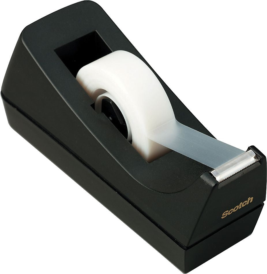 Scotch® Classic Desktop Tape Dispenser, Black, 1