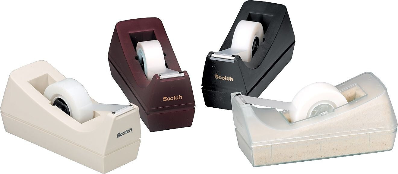 Scotch® Classic Desktop Tape Dispenser, Black, 1