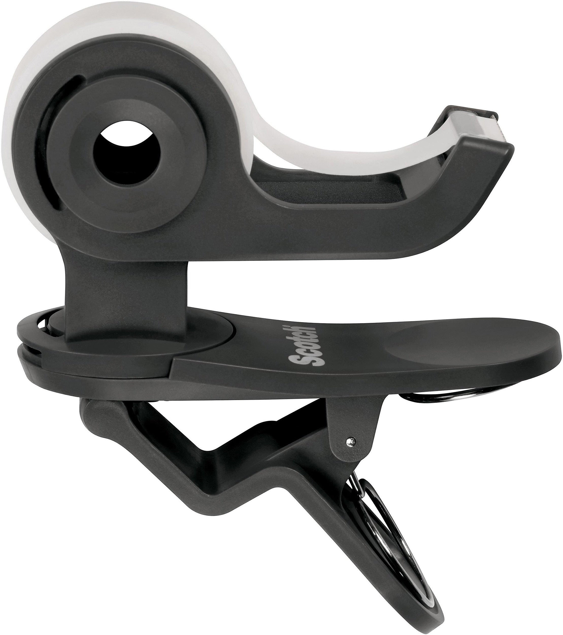 Scotch Clip & Twist Desktop Tape Dispenser, Gray