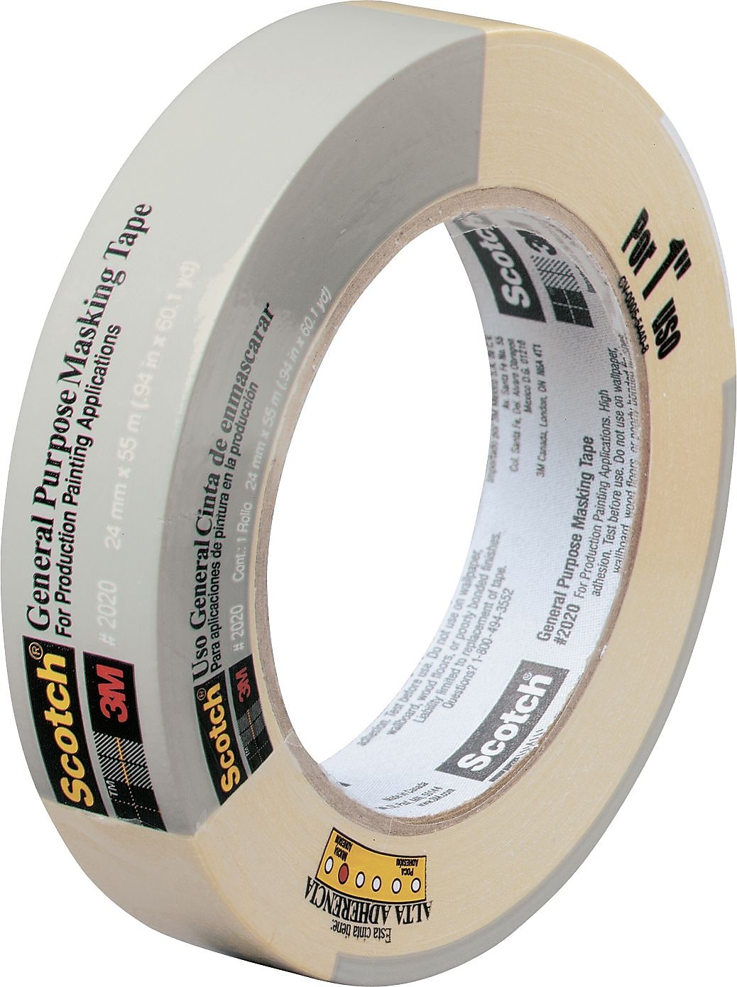 Scotch Commercial-Grade Masking Tape for Production Painting, 0.94
