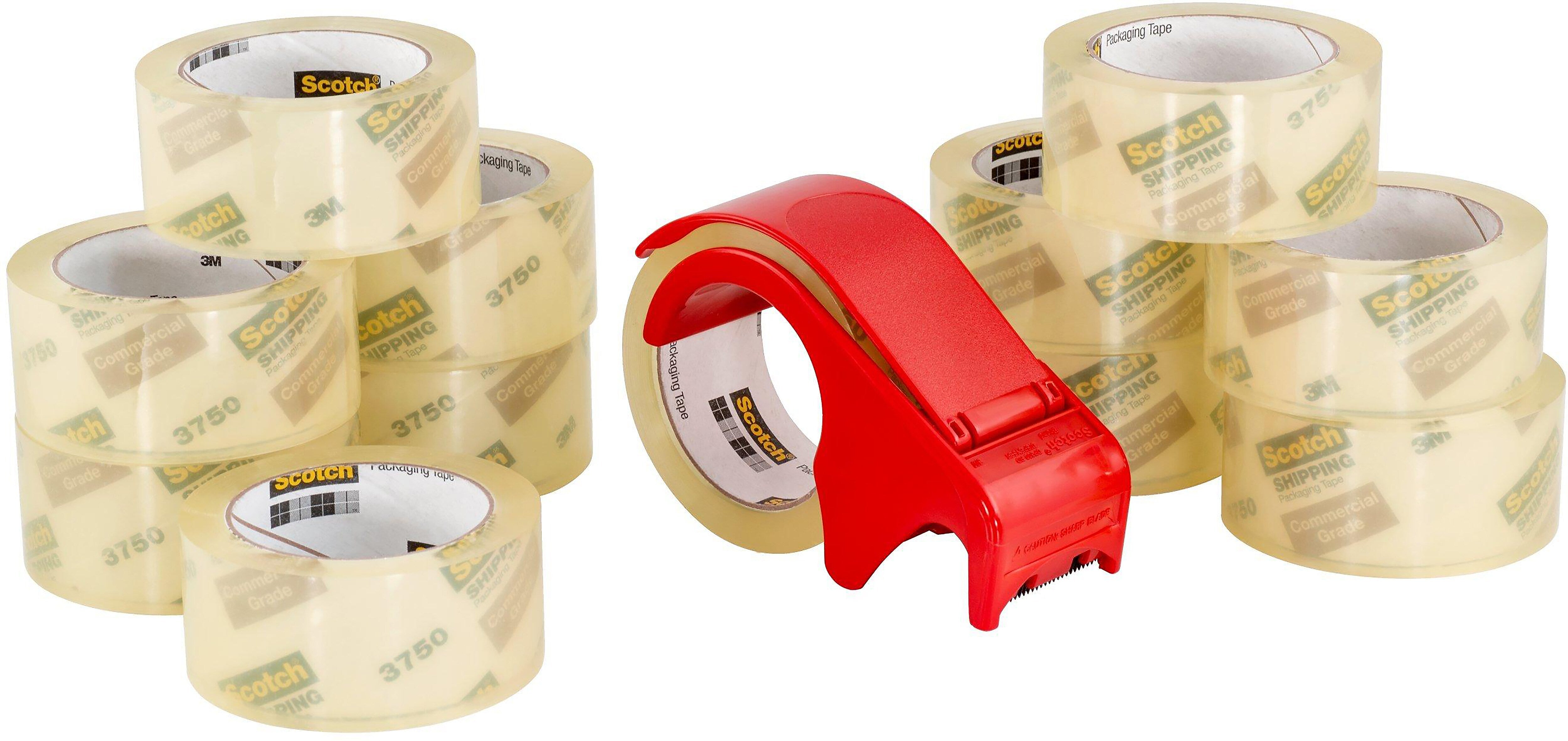 Scotch Commercial Grade Shipping Packing Tape, 1.88