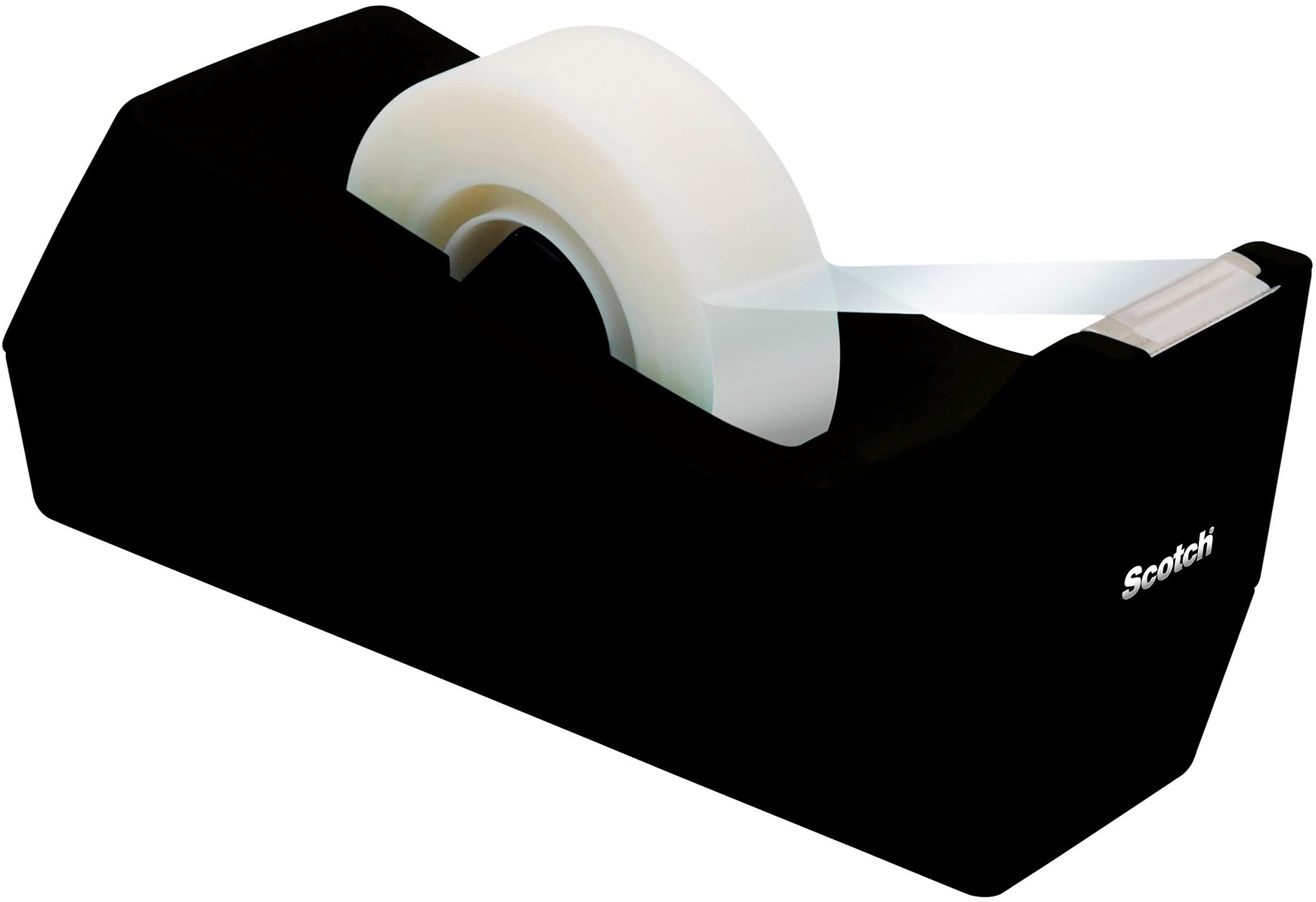 Scotch Desktop Tape Dispenser, Black