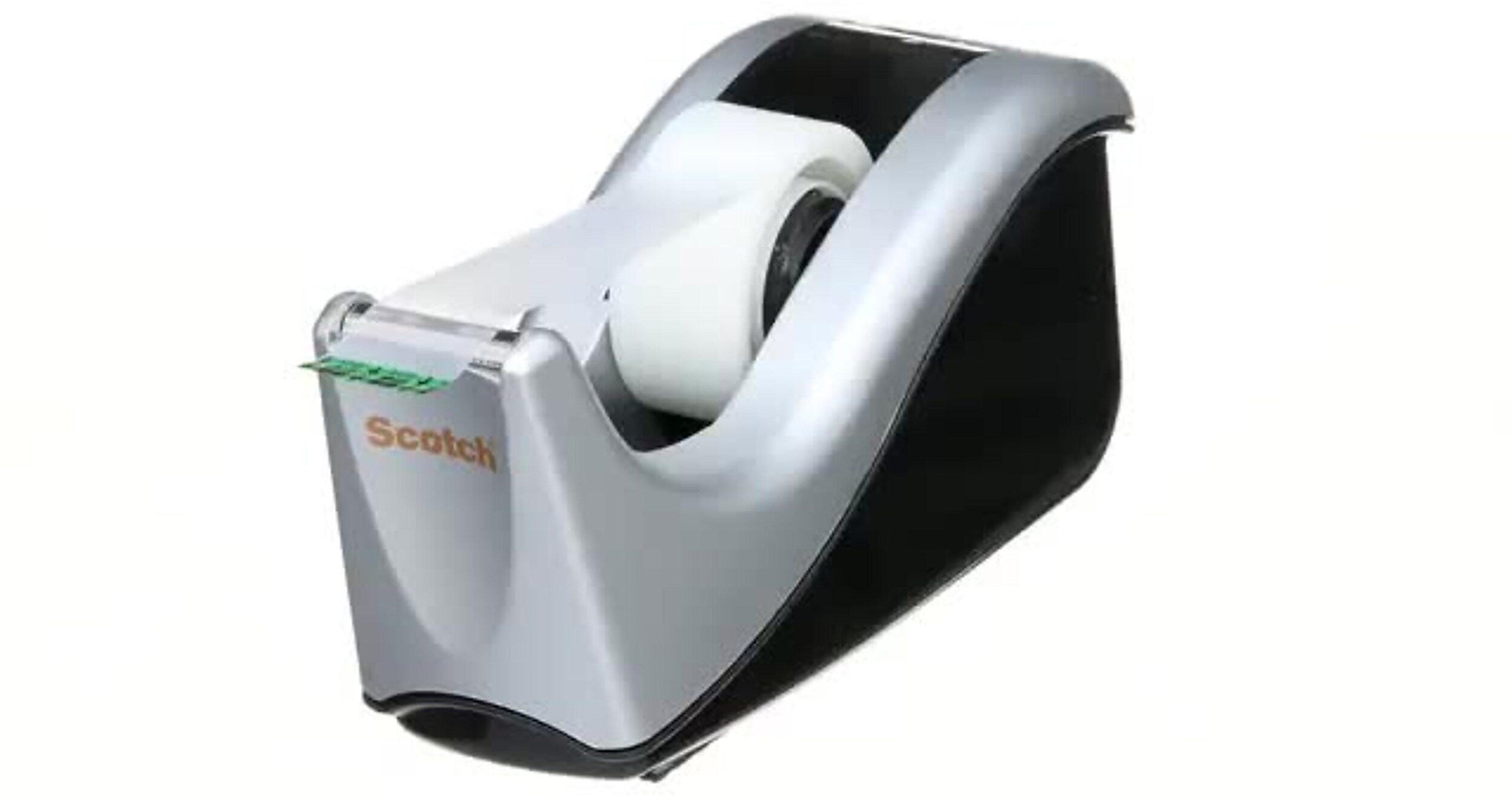 Scotch Desktop Tape Dispenser, Silvertech Two-Tone