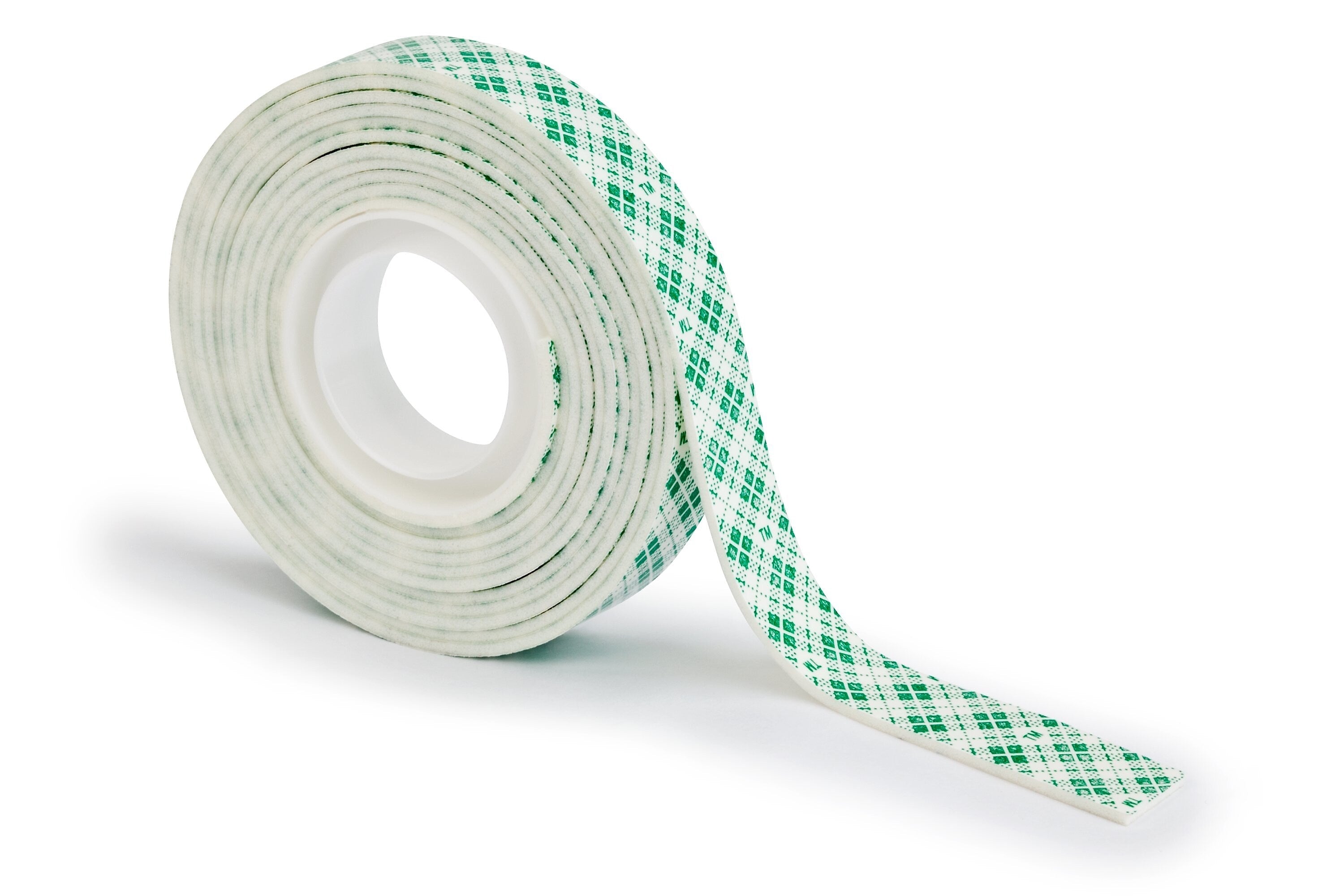 Scotch Double-Sided Indoor Mounting Tape, 0.5 in x 2.2 yds, White, 1 Roll/Pack