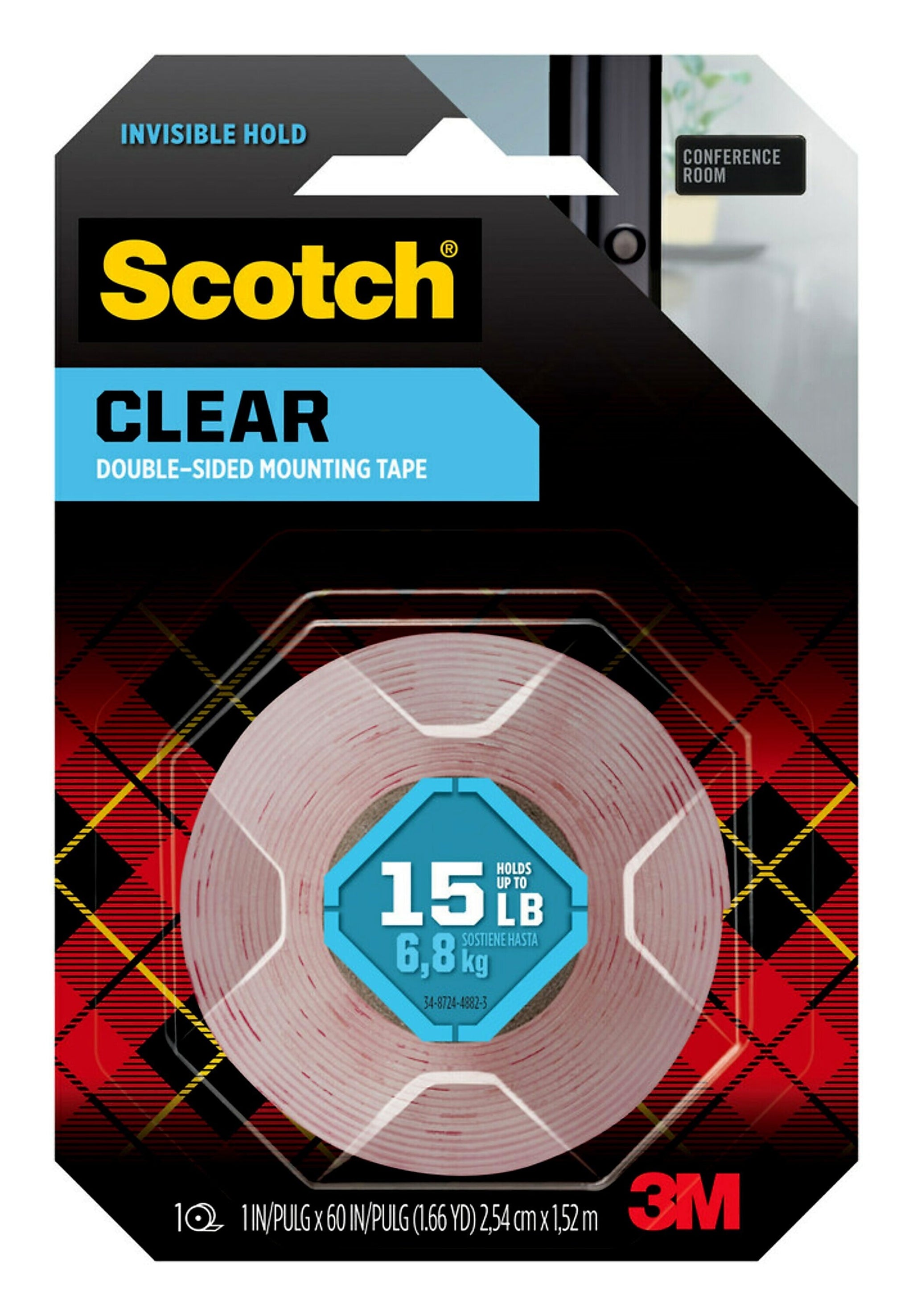 Scotch Double Sided Mounting Tape, 1