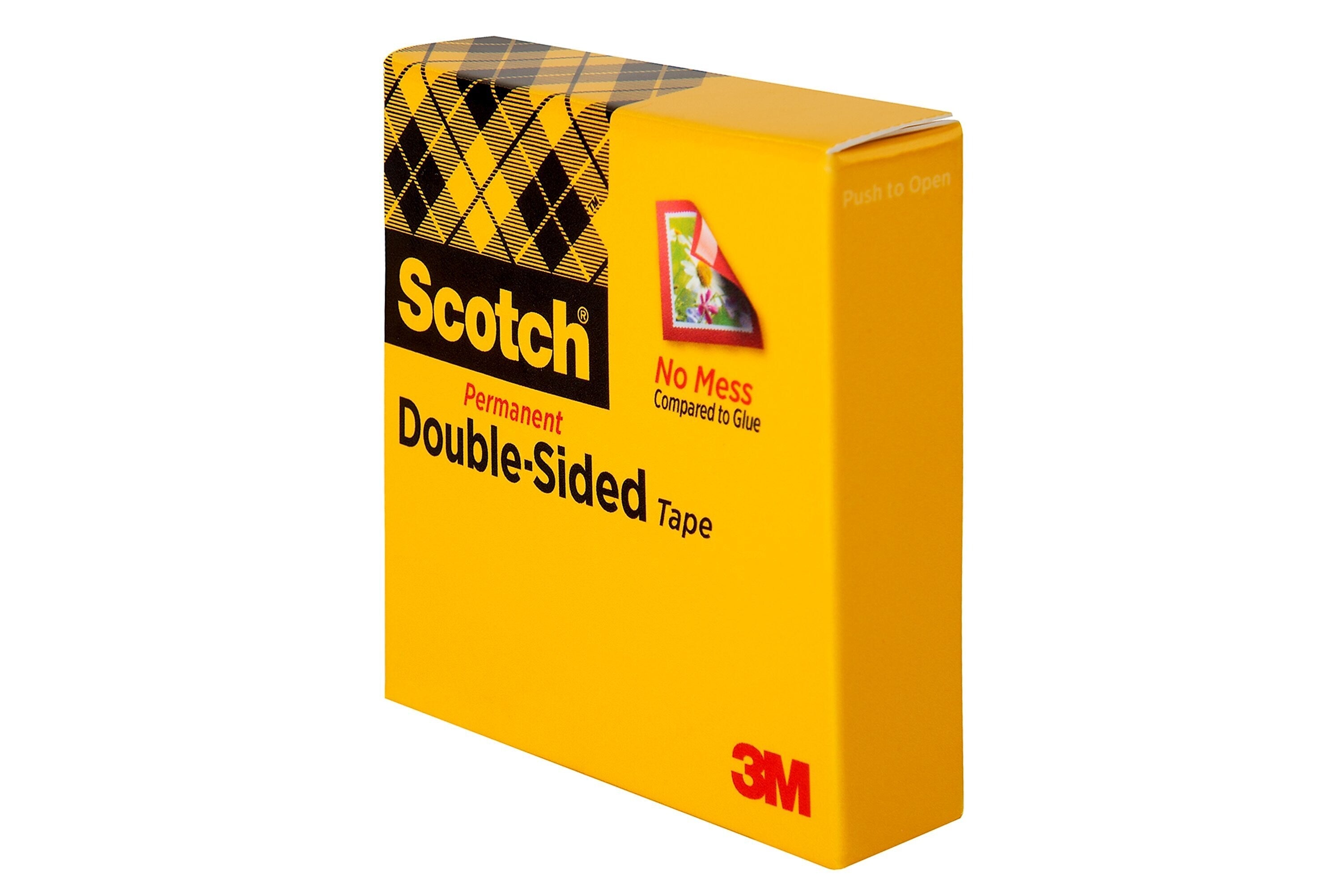 Scotch® Double Sided Tape, Wide Width, 1
