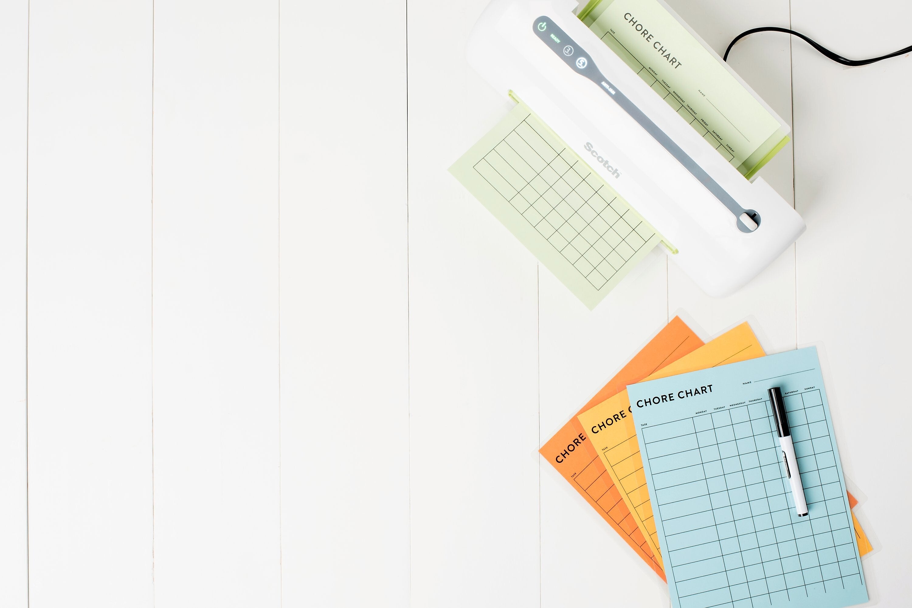 Scotch® Dry Erase Thermal Laminating Pouches, Letter Size, 8.9