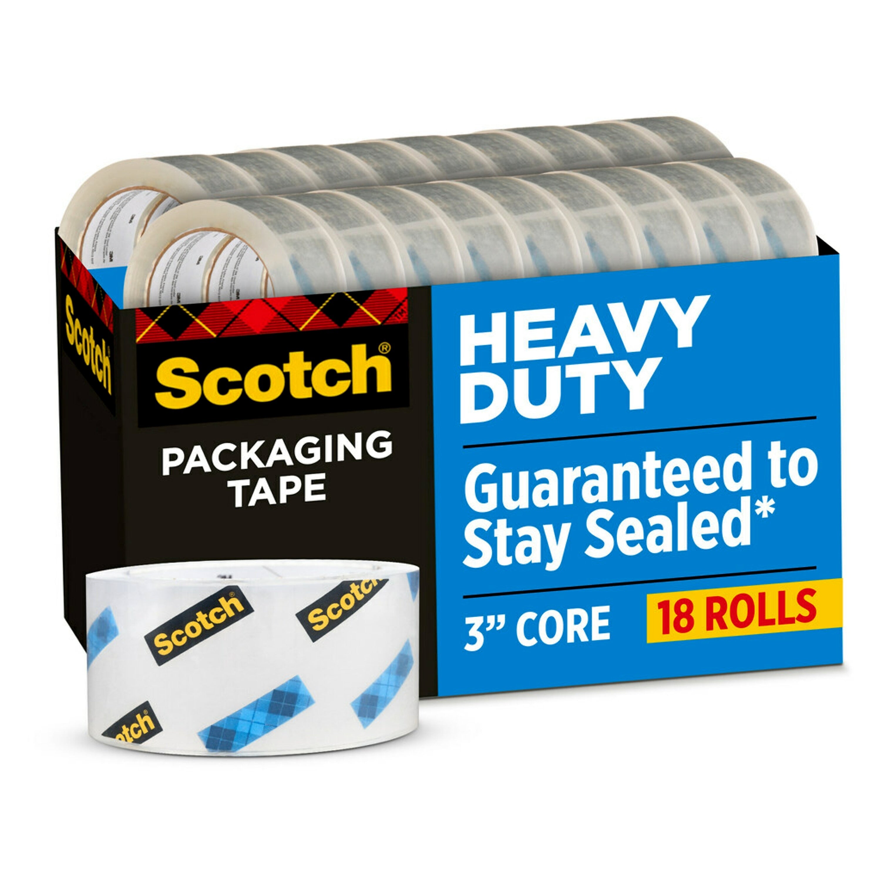 Scotch Heavy Duty Packing Tape, 1.88