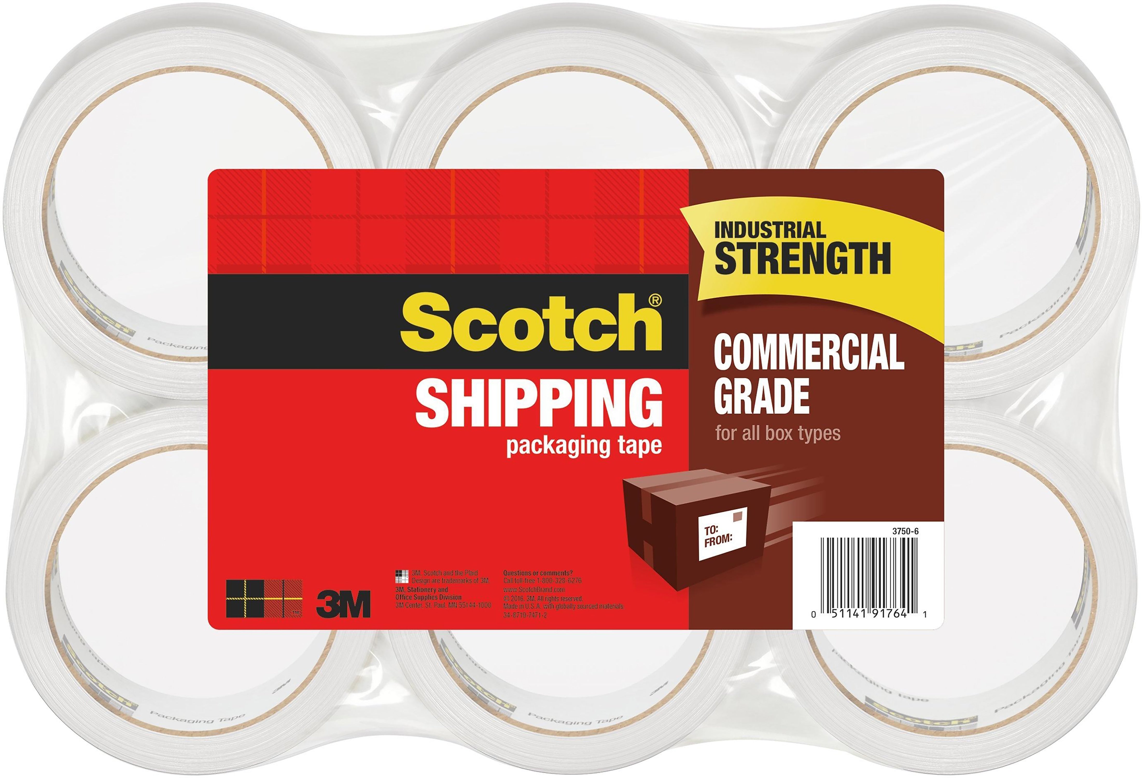 Scotch Heavy Duty Packing Tape, 1.88