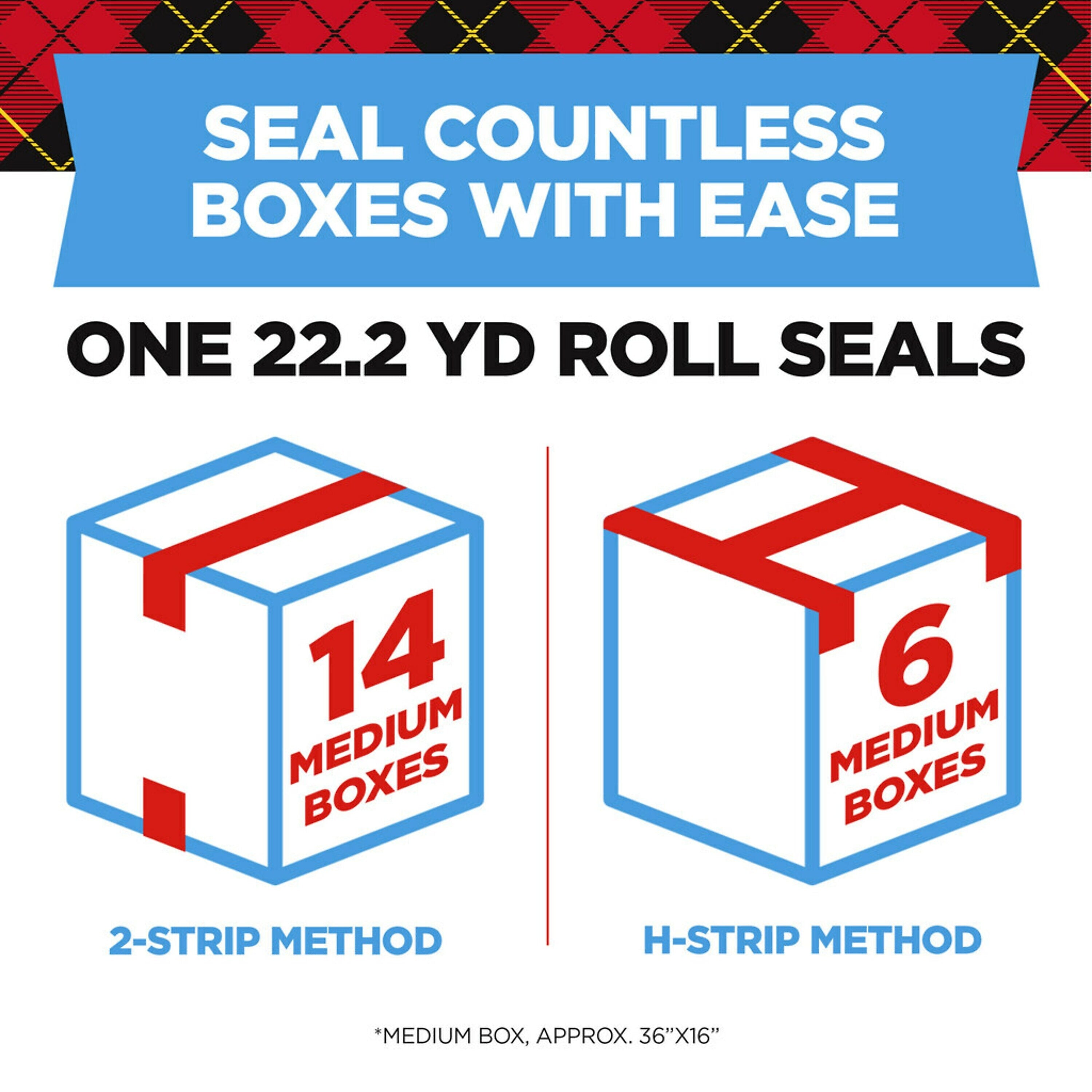 Scotch Heavy Duty Packing Tape with Dispenser, 1.88
