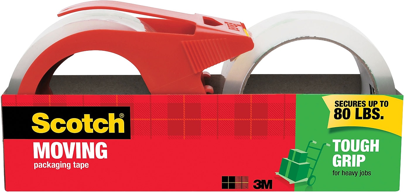Scotch Heavy Duty Packing Tape with Dispenser, 1.88
