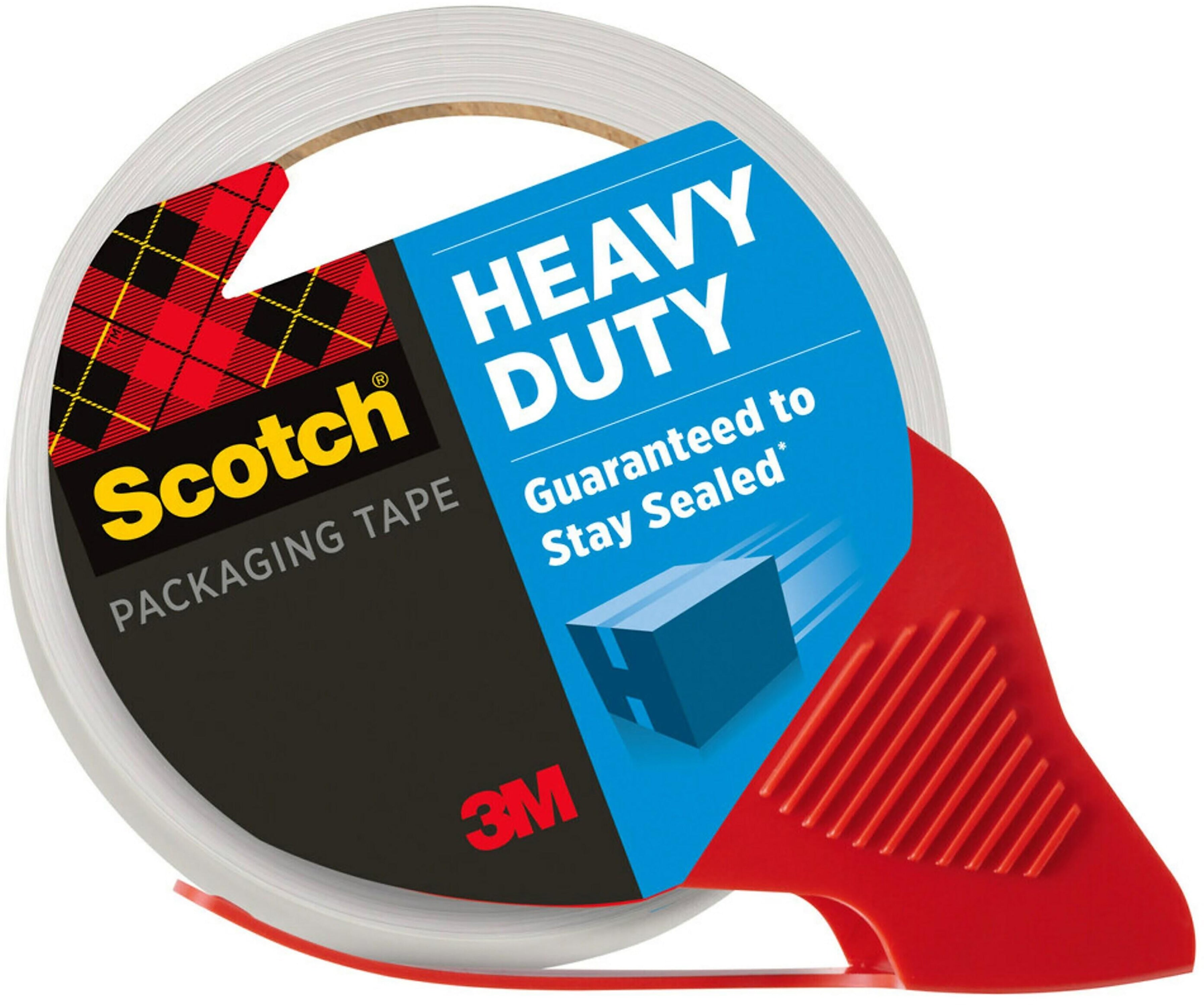 Scotch Heavy Duty Packing Tape with Dispenser, 1.88
