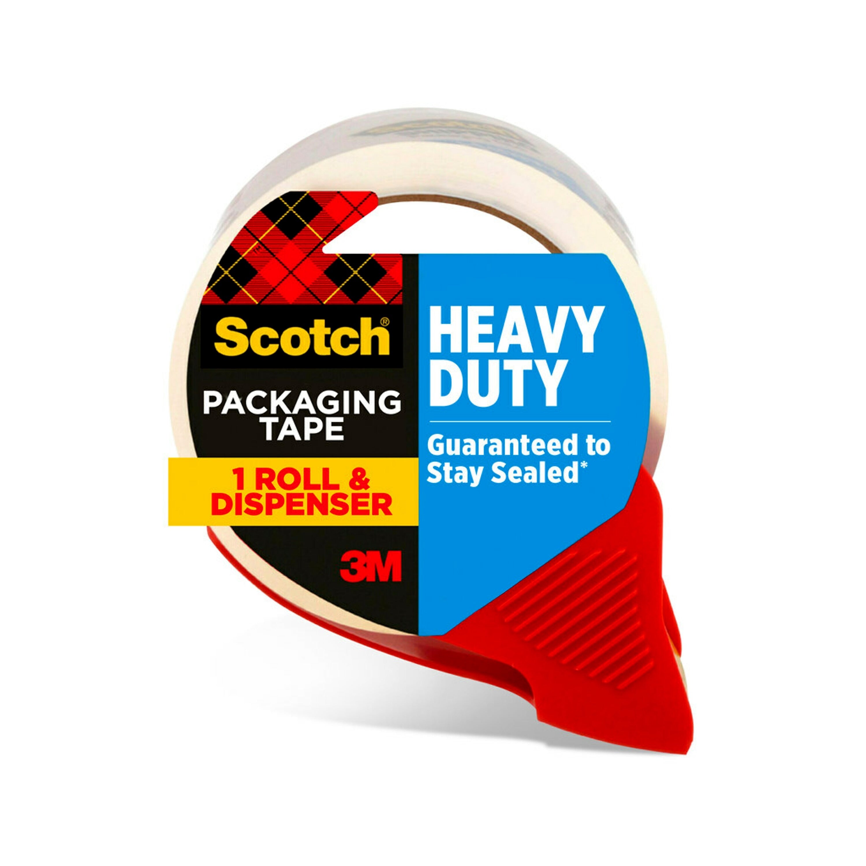 Scotch Heavy Duty Packing Tape with Dispenser, 1.88