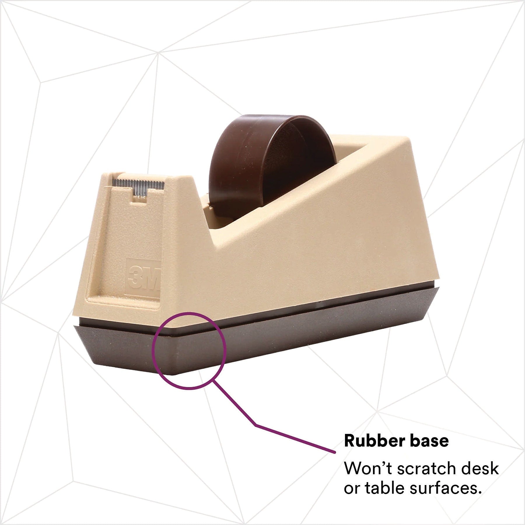 Scotch Heavy Duty Tape Dispenser, Beige