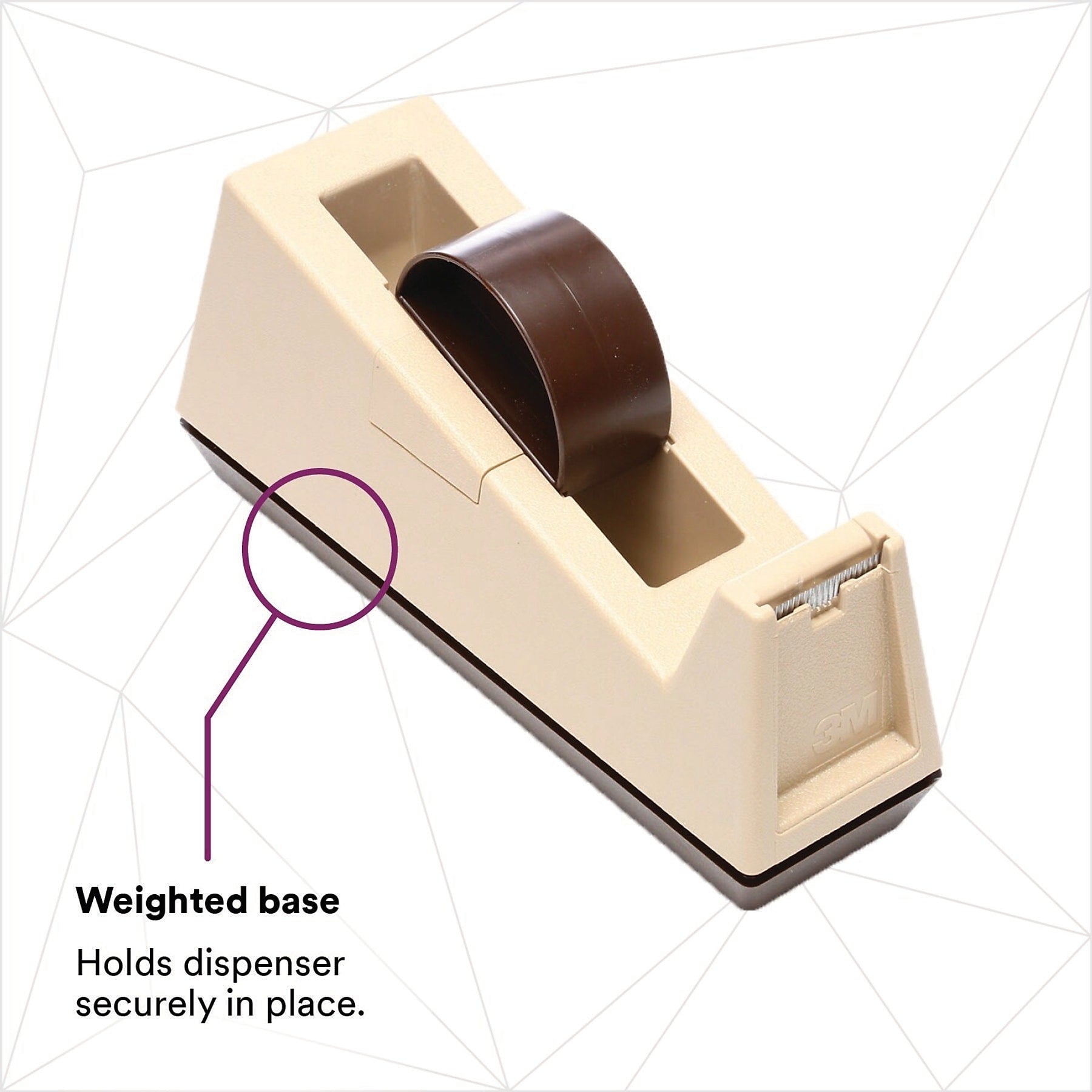 Scotch Heavy Duty Tape Dispenser, Beige