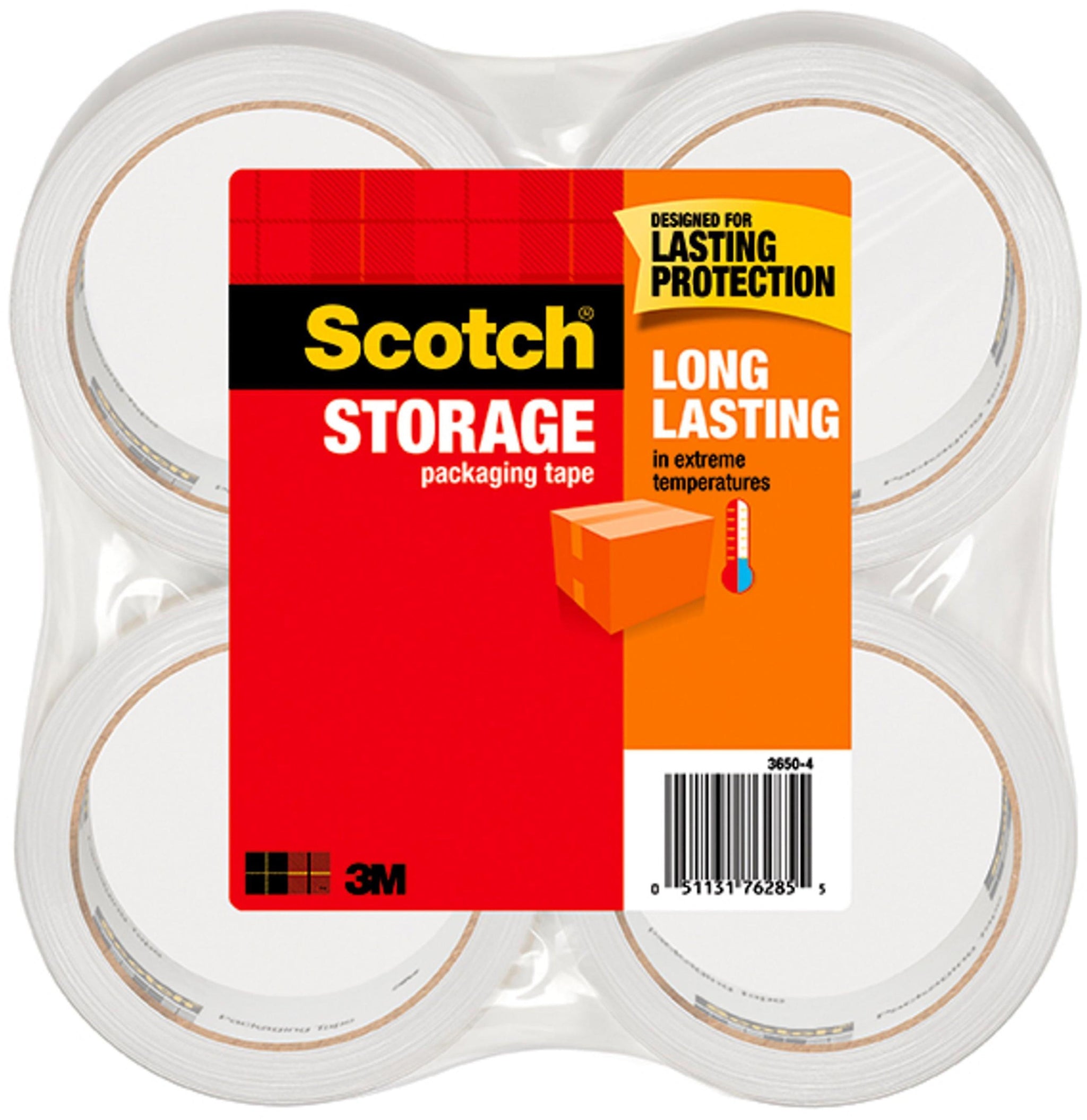 Scotch Long Lasting Storage Packing Tape, 1.88