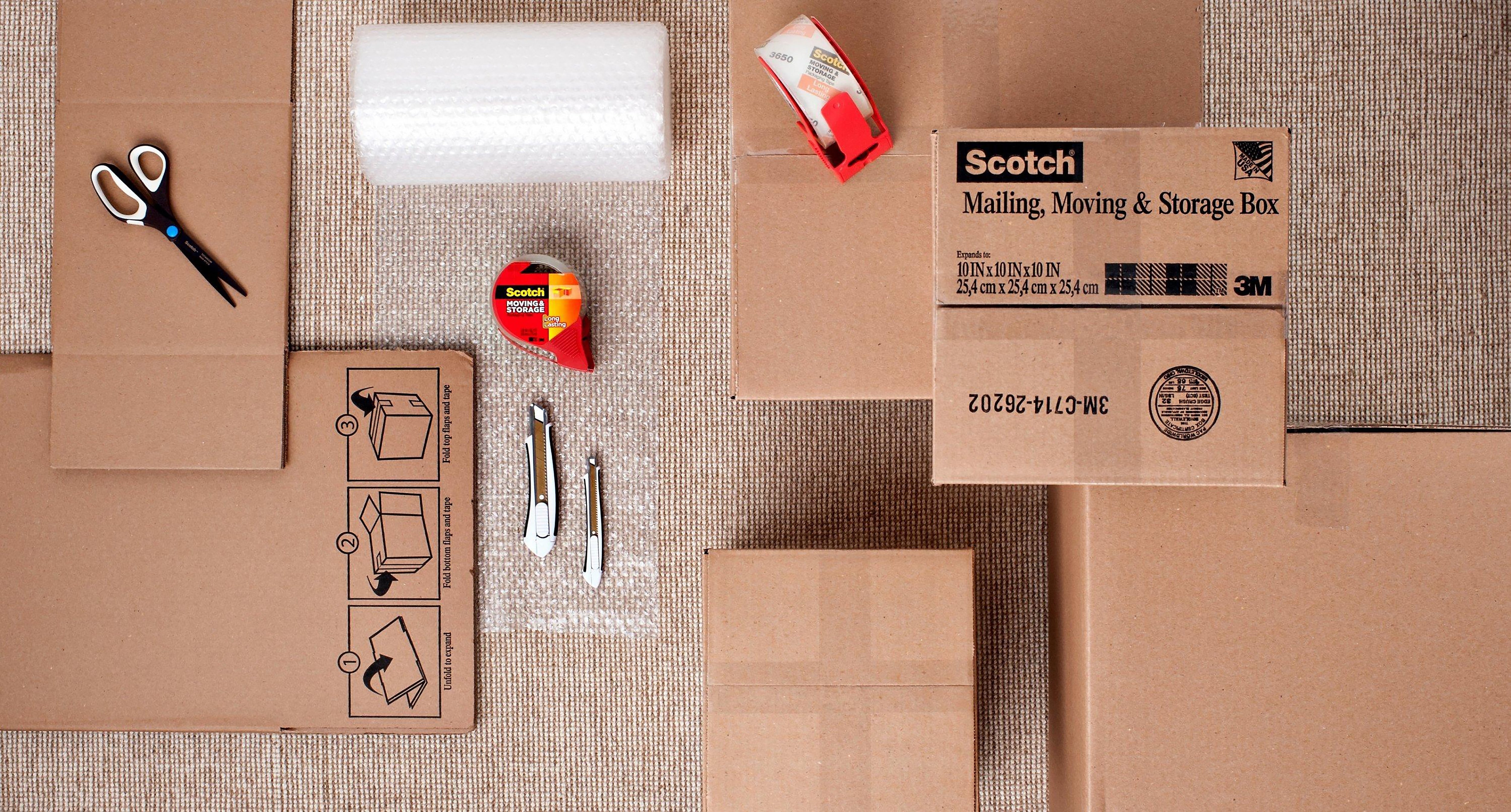 Scotch Long Lasting Storage Packing Tape, 1.88