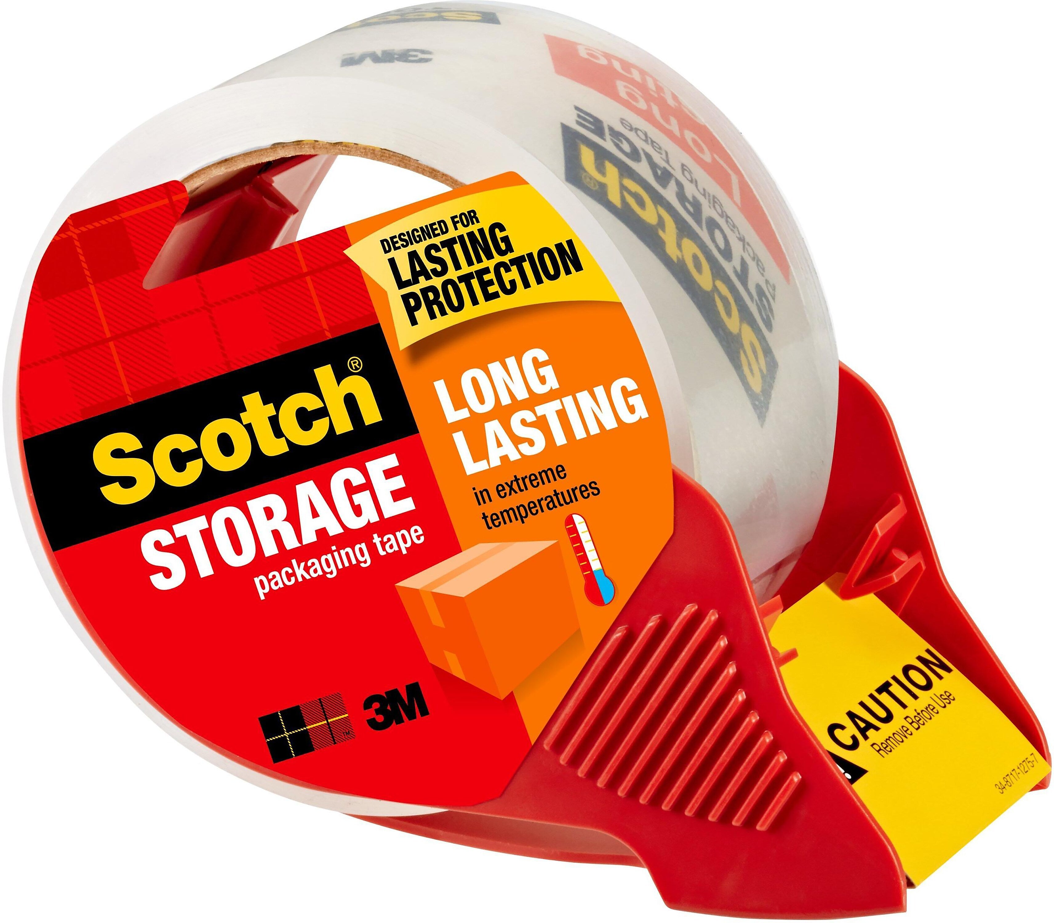 Scotch Long Lasting Storage Packing Tape with Dispenser, 1.88