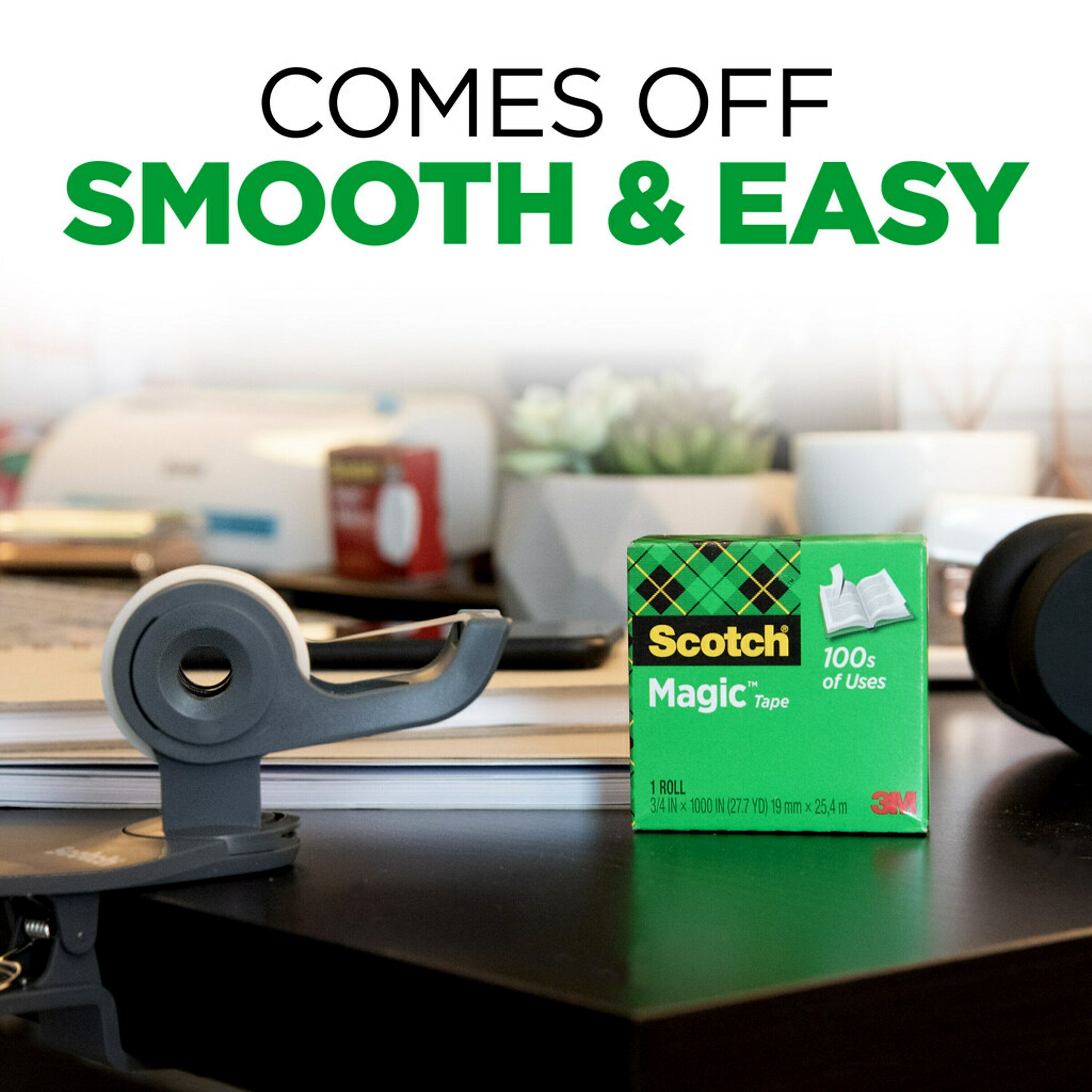 Scotch Magic Invisible Clear Tape Refill, 0.5