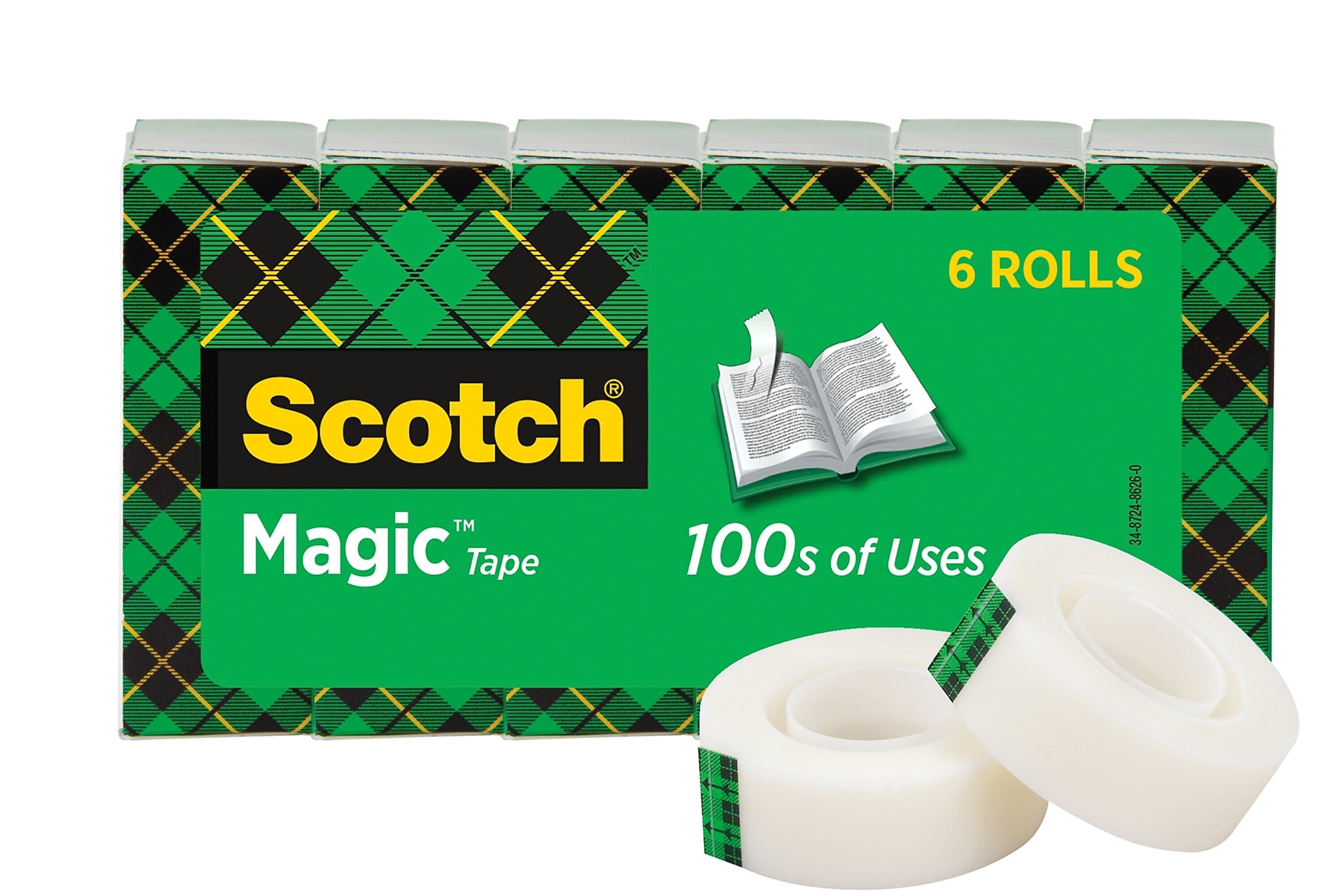 Scotch Magic Invisible Clear Tape Refill, 0.75