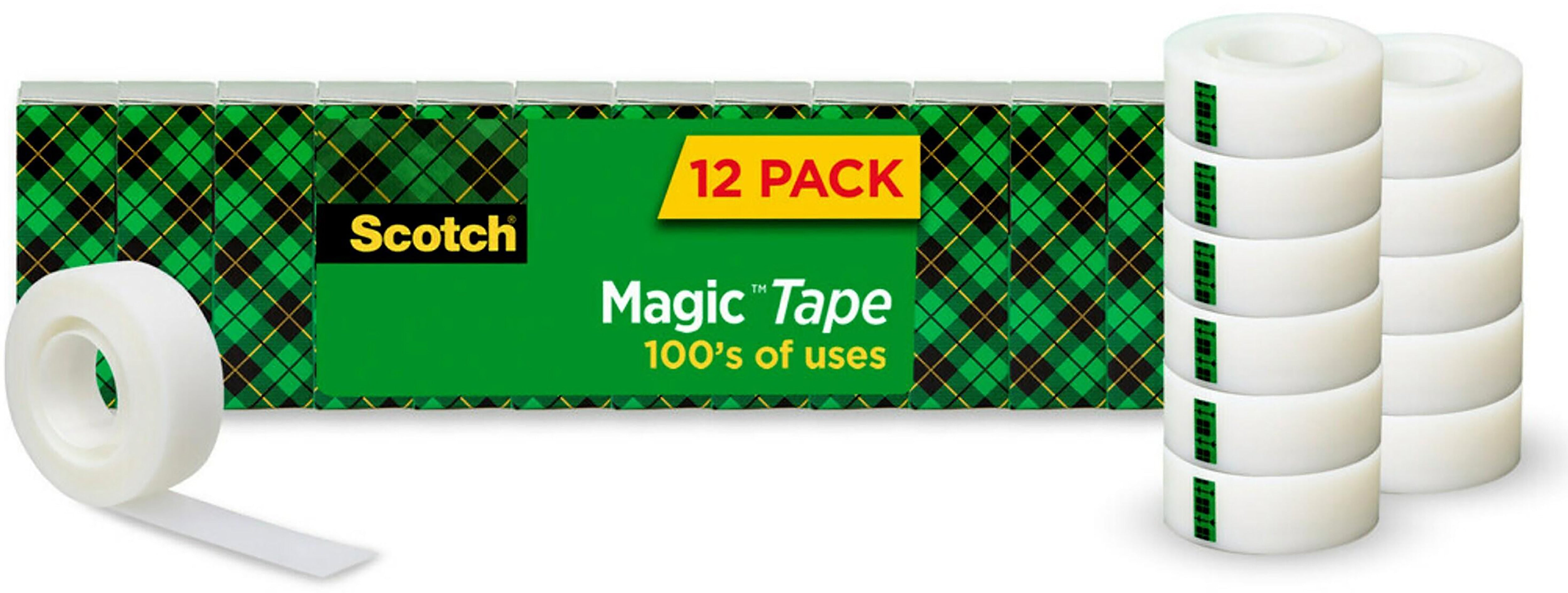 Scotch Magic Invisible Clear Tape Refill, 0.75