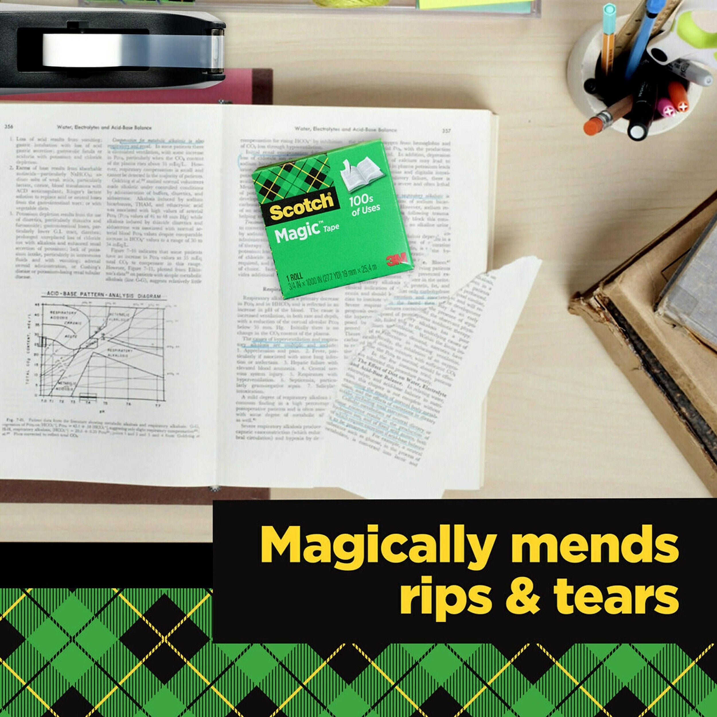 Scotch Magic Invisible Clear Tape Refill, 0.75