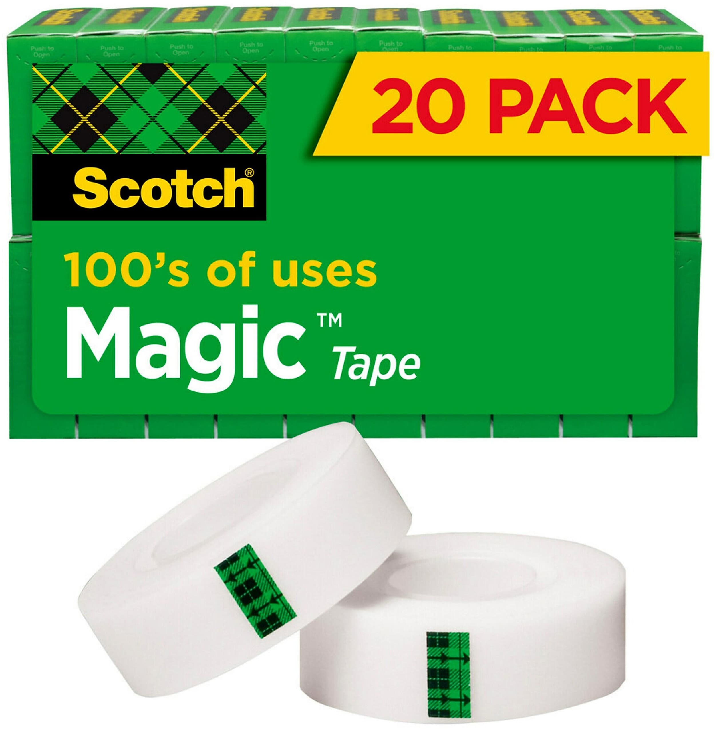 Scotch Magic Invisible Clear Tape Refill, 0.75