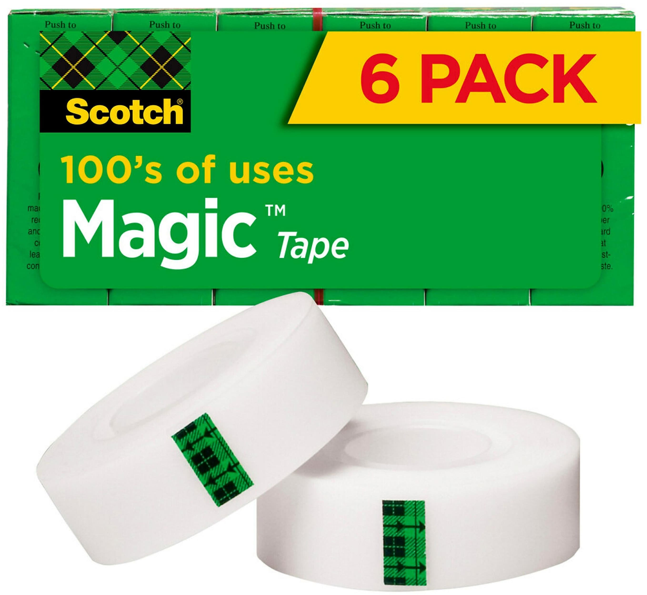 Scotch Magic Invisible Clear Tape Refill, 0.75