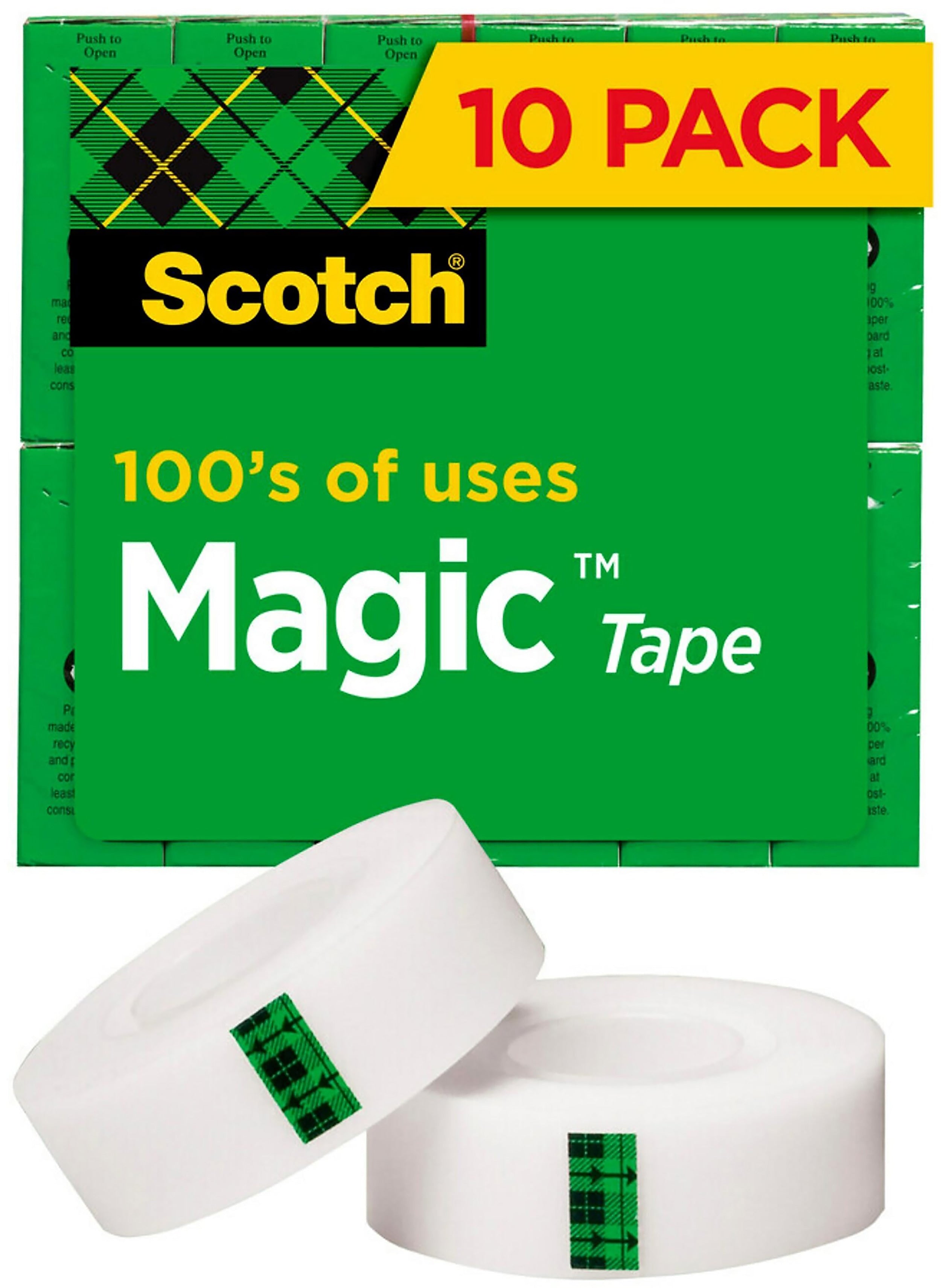 Scotch Magic Invisible Clear Tape Refill, 0.75