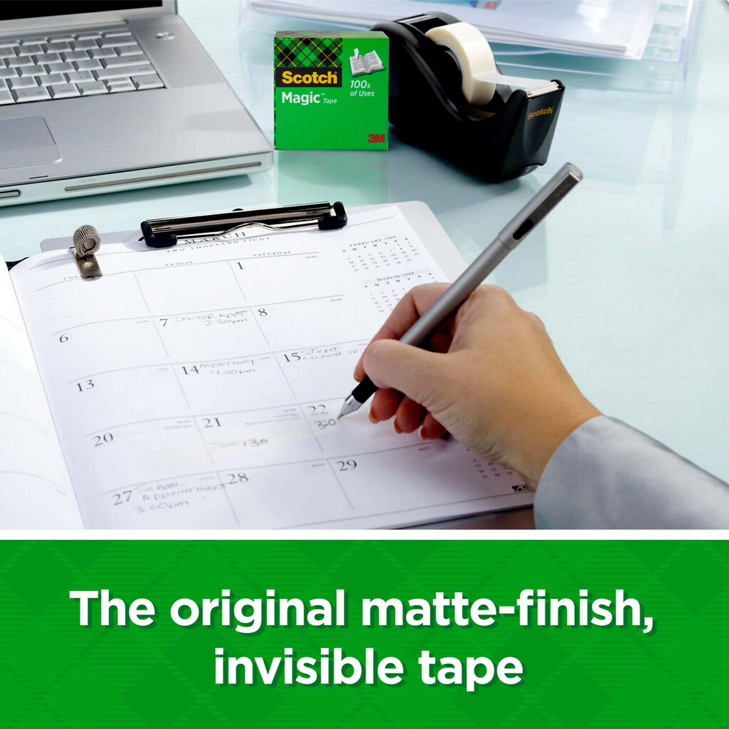 Scotch Magic Invisible Tape, 1/2