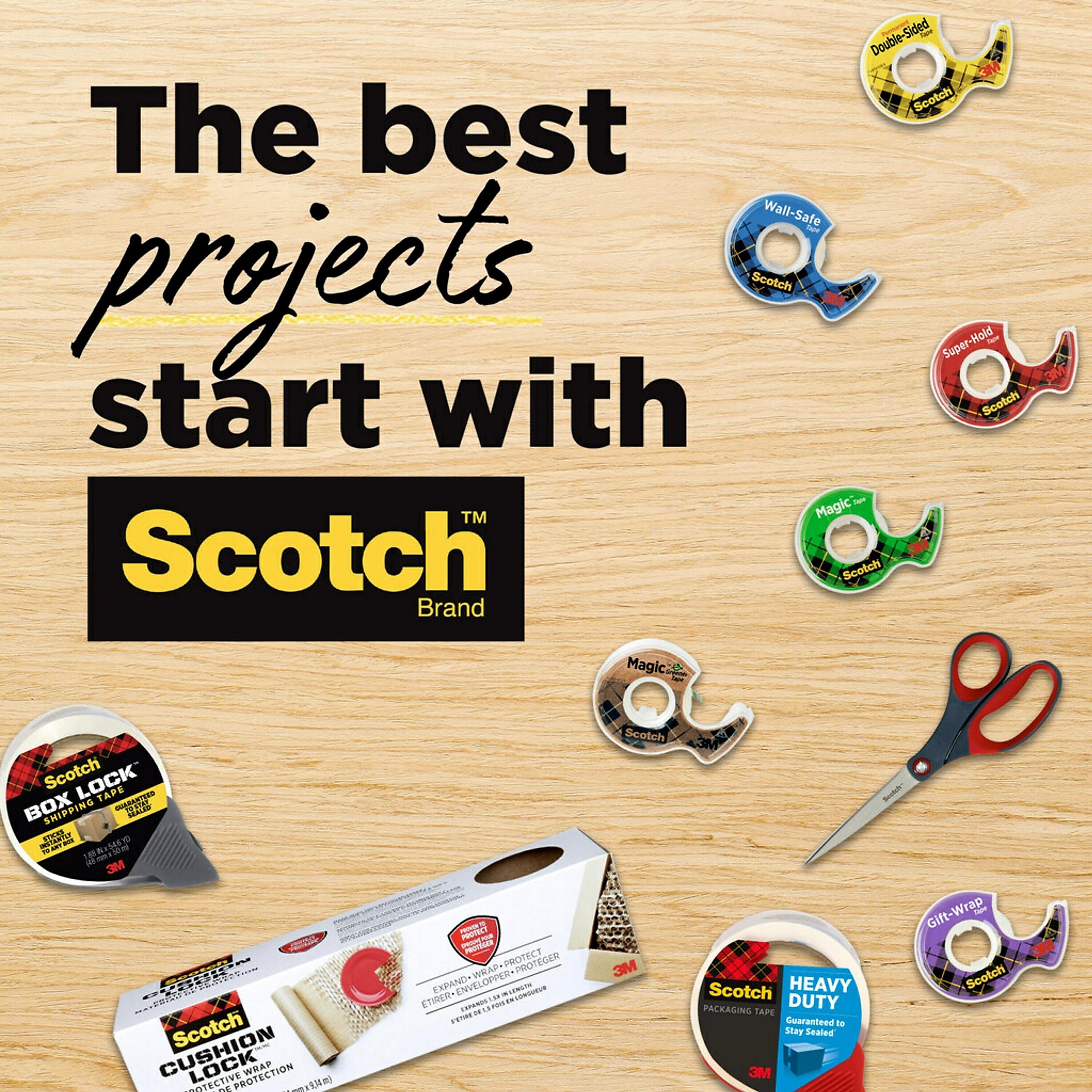 Scotch Magic Invisible Tape Refill, 3/4