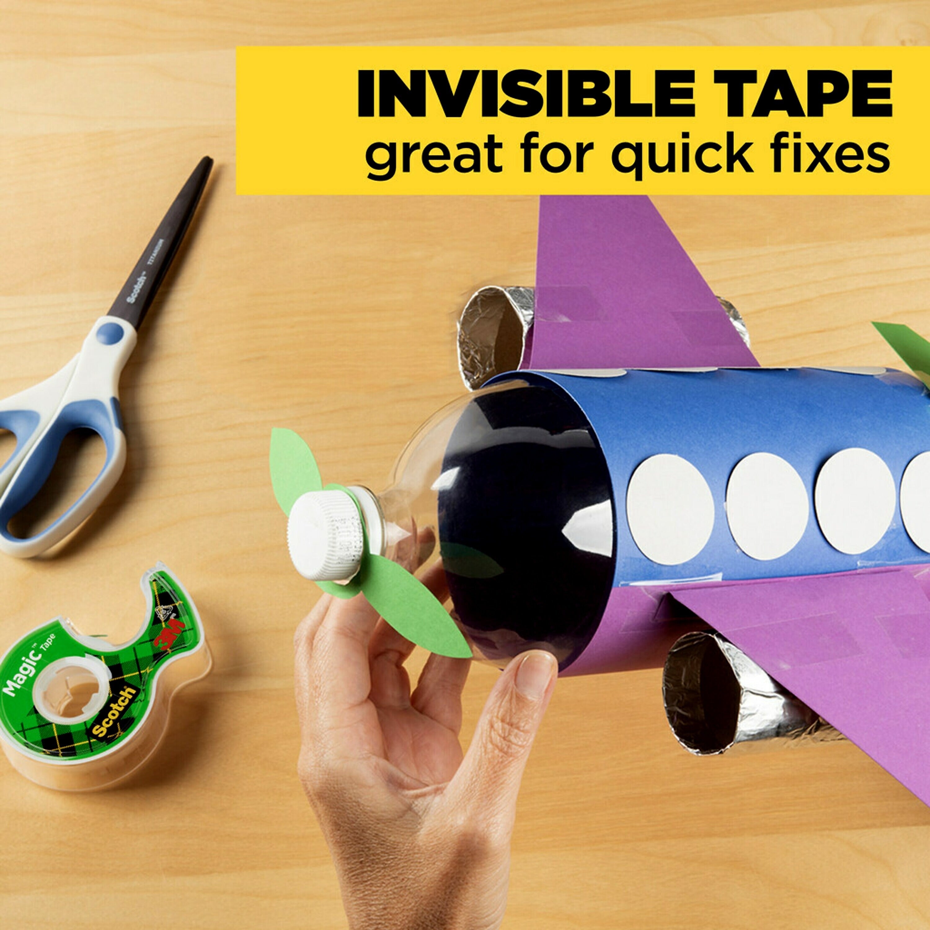 Scotch® Magic™ Invisible Tape with Dispenser, 3/4
