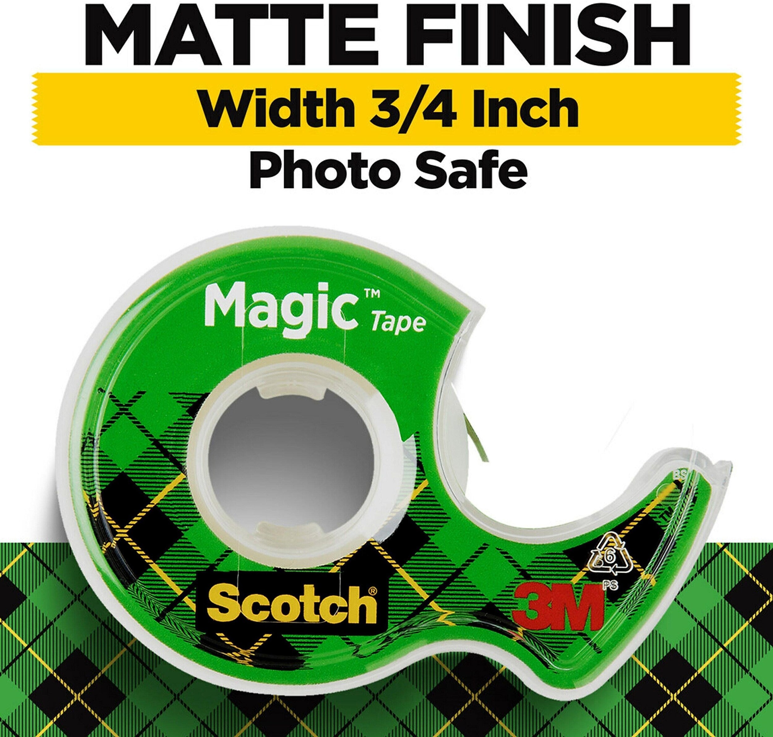 Scotch Magic Tape with Dispenser, 3/4