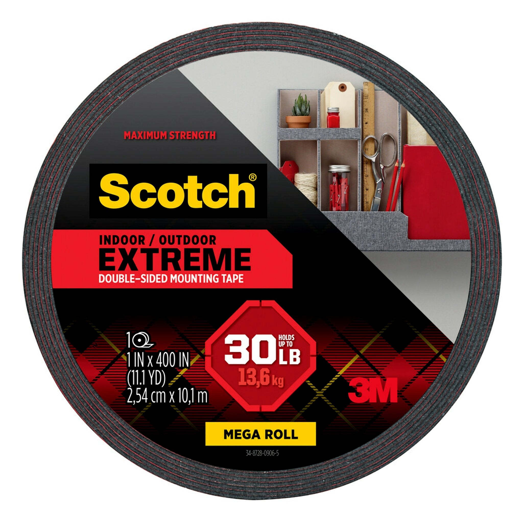 Scotch® Outdoor Mounting Tape, 1