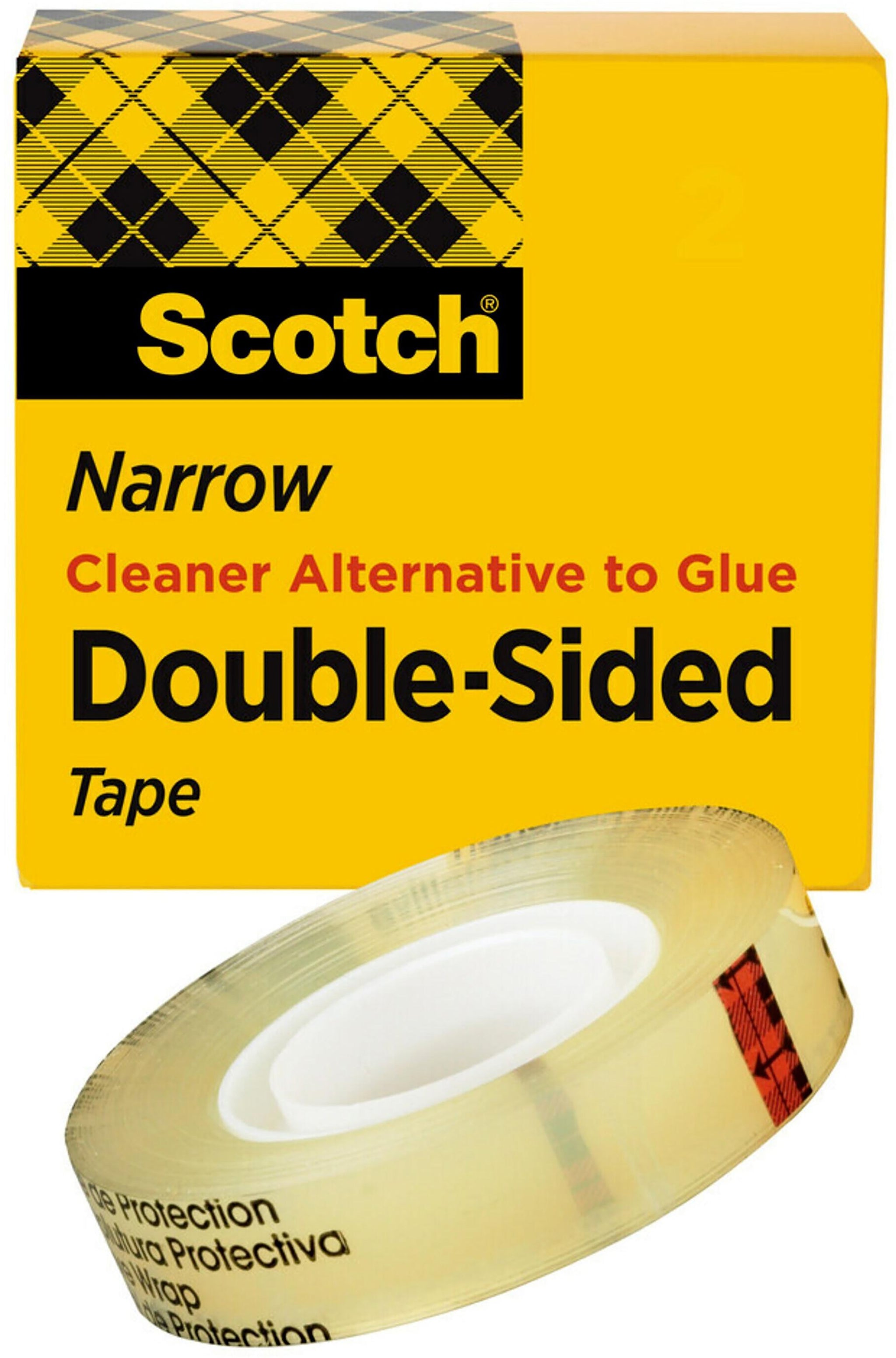 Scotch Permanent Double Sided Tape Refill, 1/2