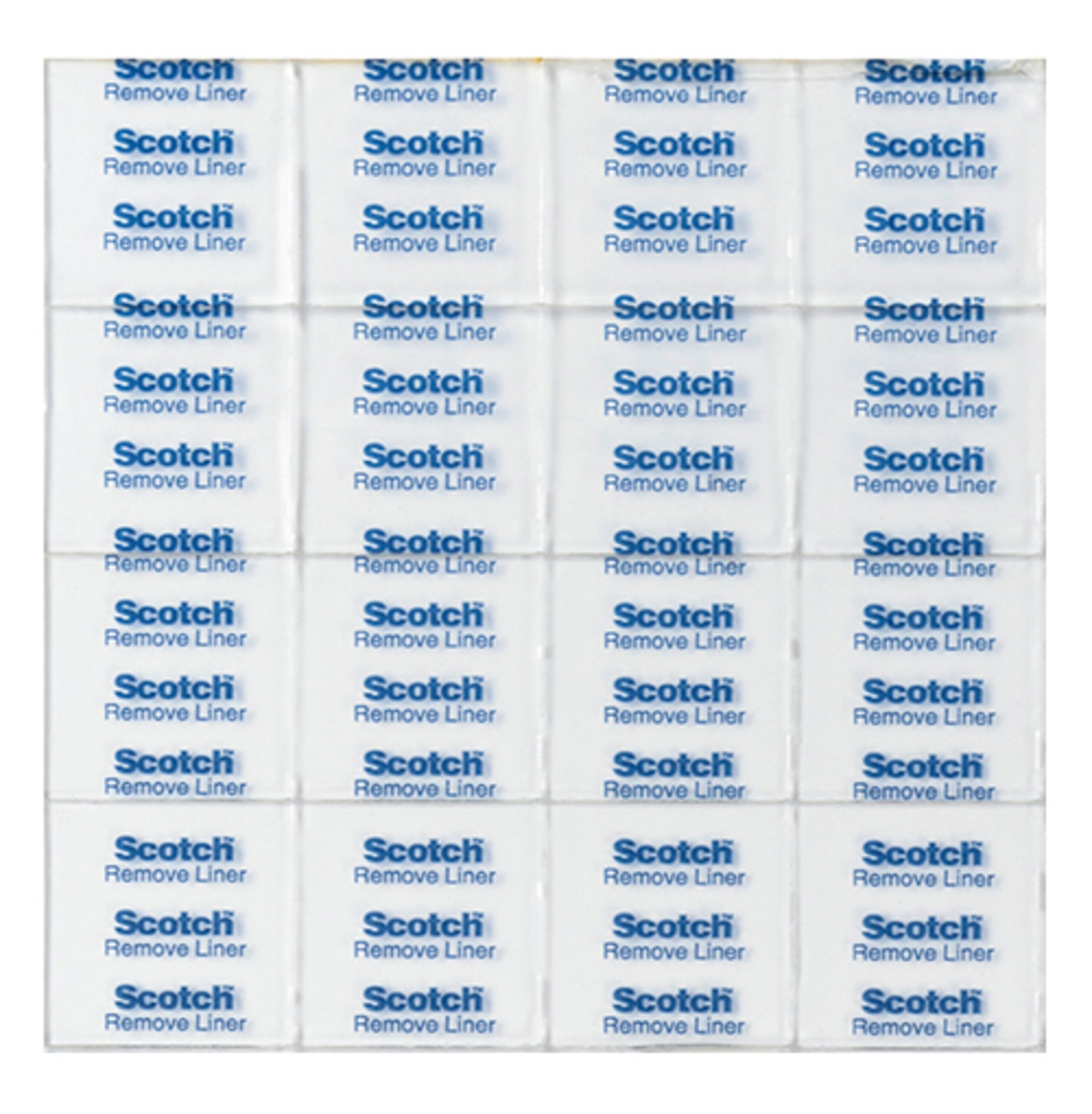 Scotch Removable Small Mounting Squares, 0.68