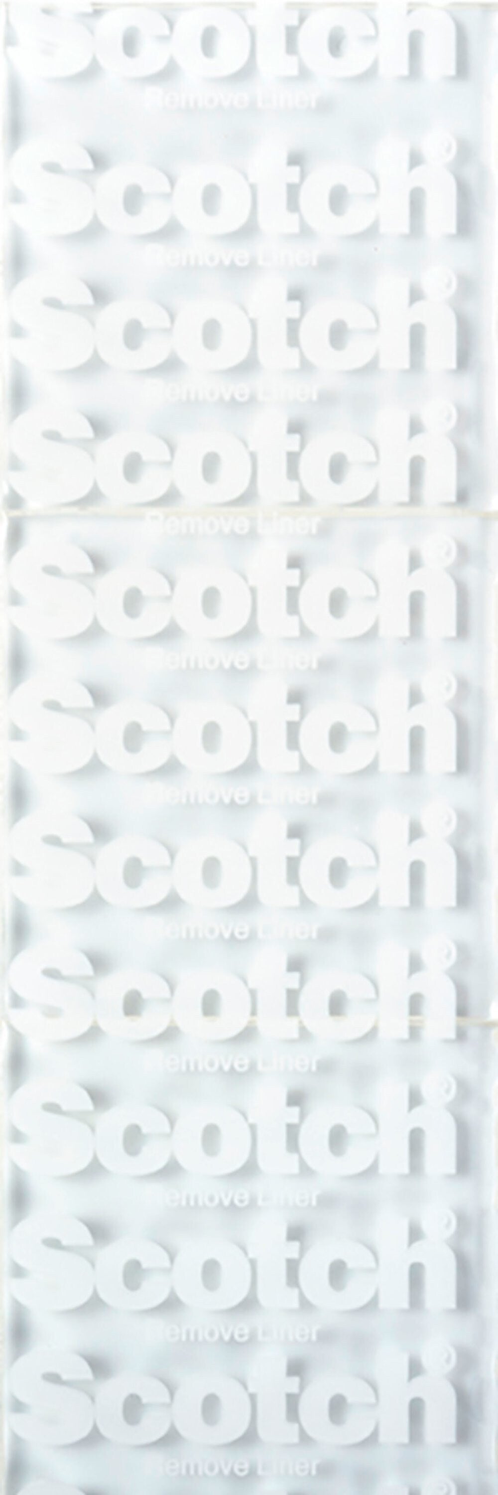 Scotch Restickable Strips, 0.75 lb., Clear, 6/Pack