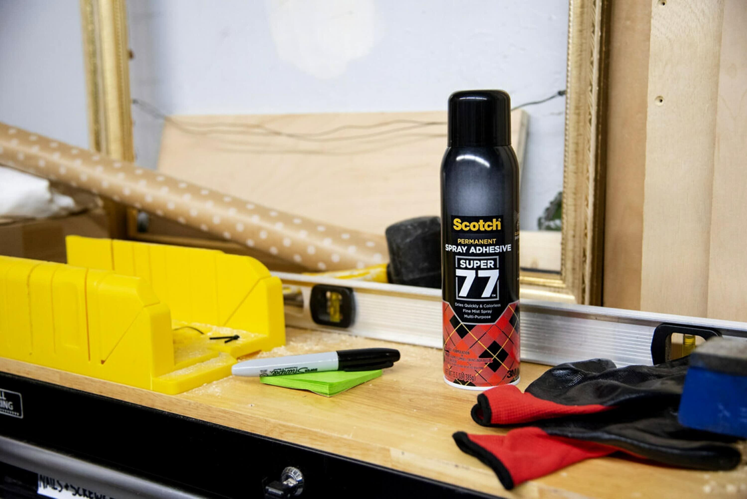Scotch Super 77 Multi-Purpose Adhesive, 13.5 oz. .