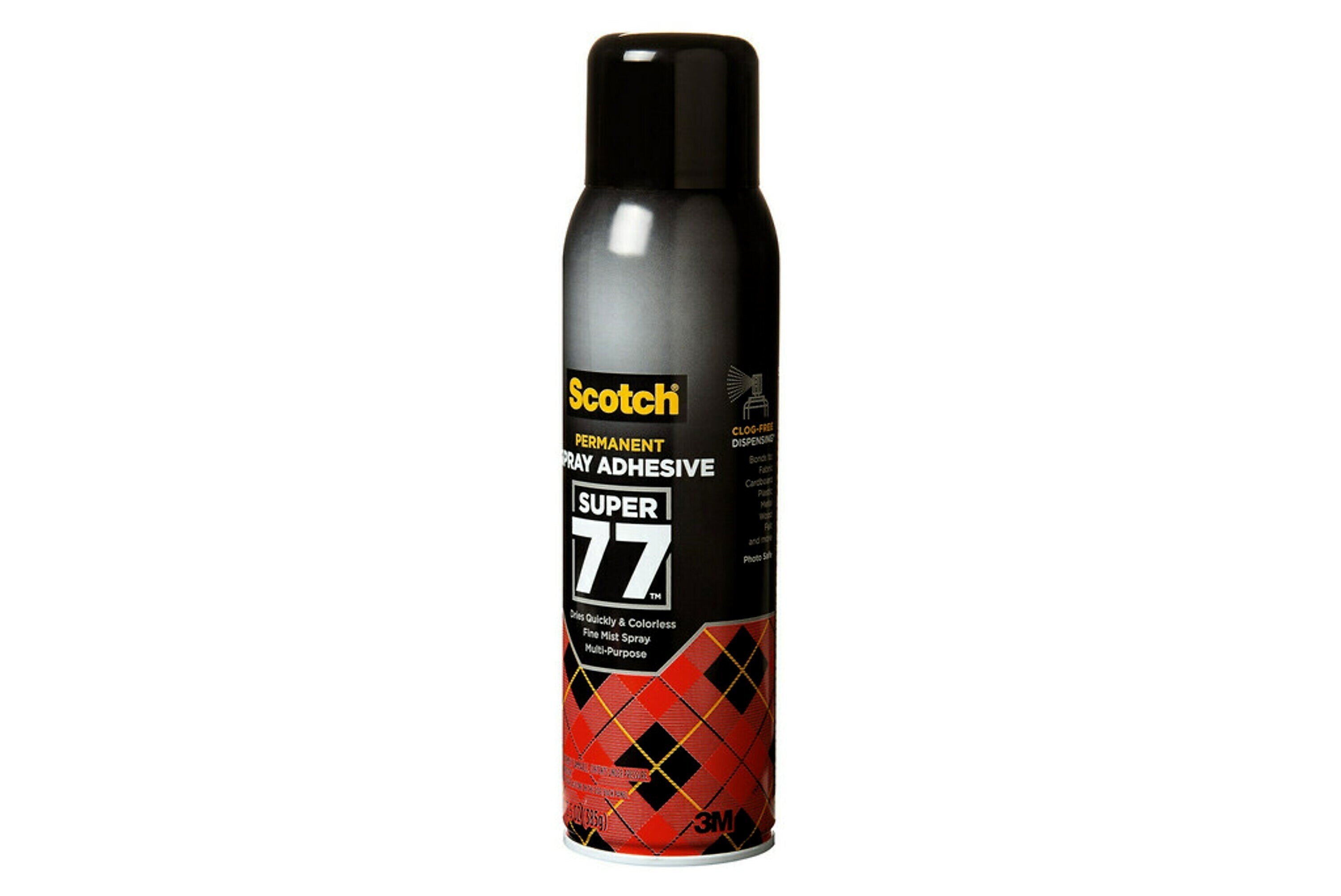 Scotch Super 77 Multi-Purpose Adhesive, 13.5 oz. .
