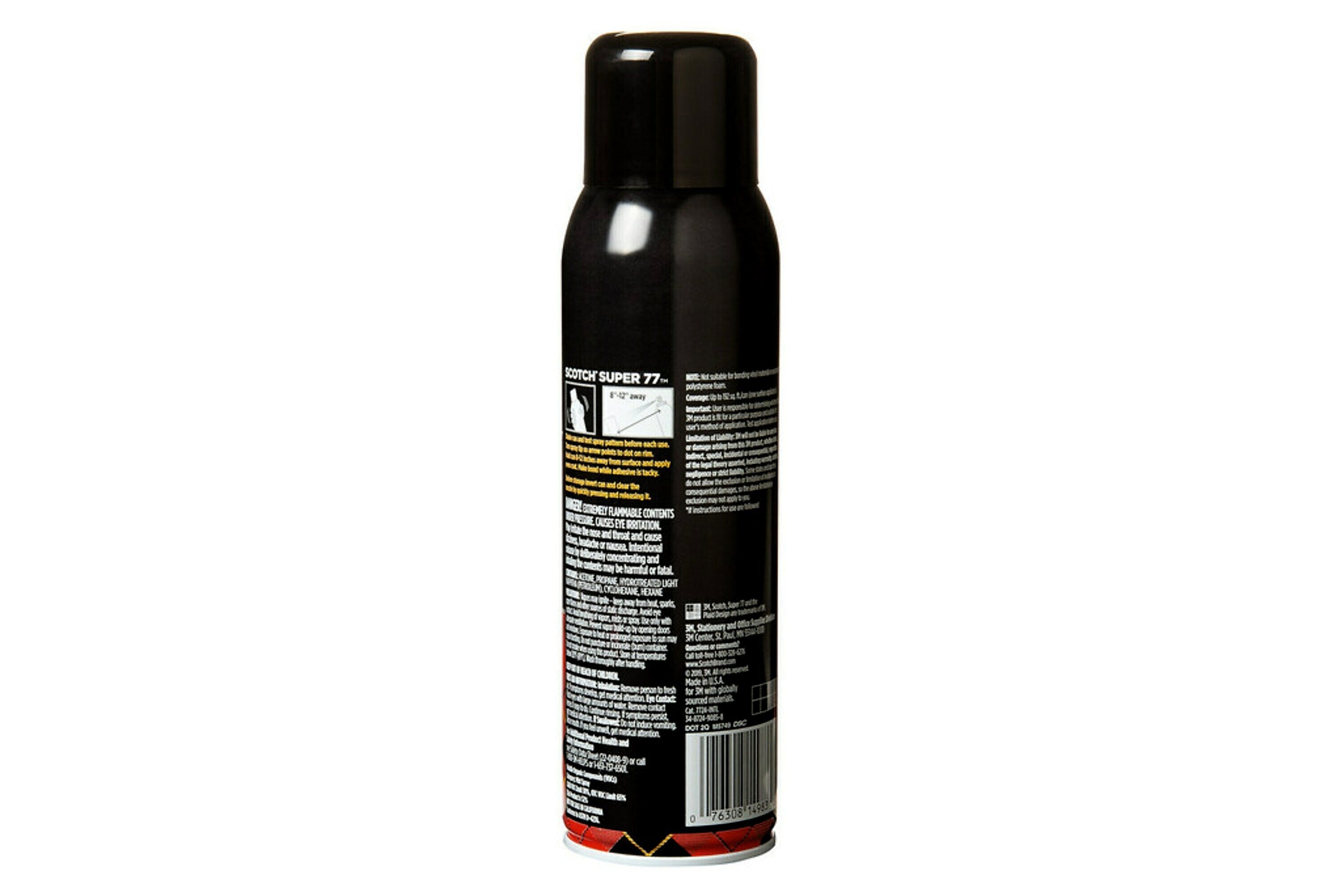 Scotch Super 77 Multi-Purpose Adhesive, 13.5 oz. .