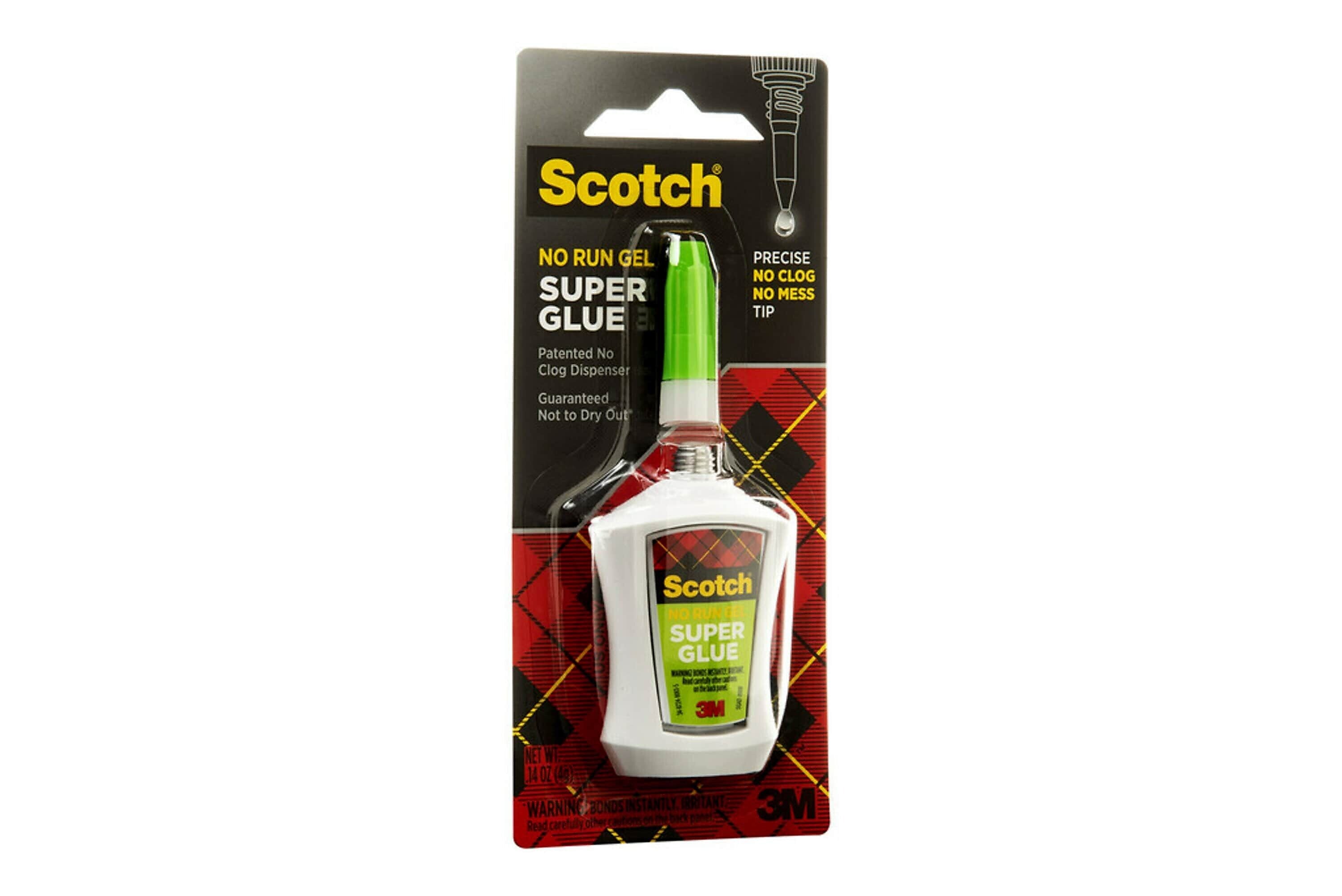 Scotch® Super Glue, 0.14 oz., Tan