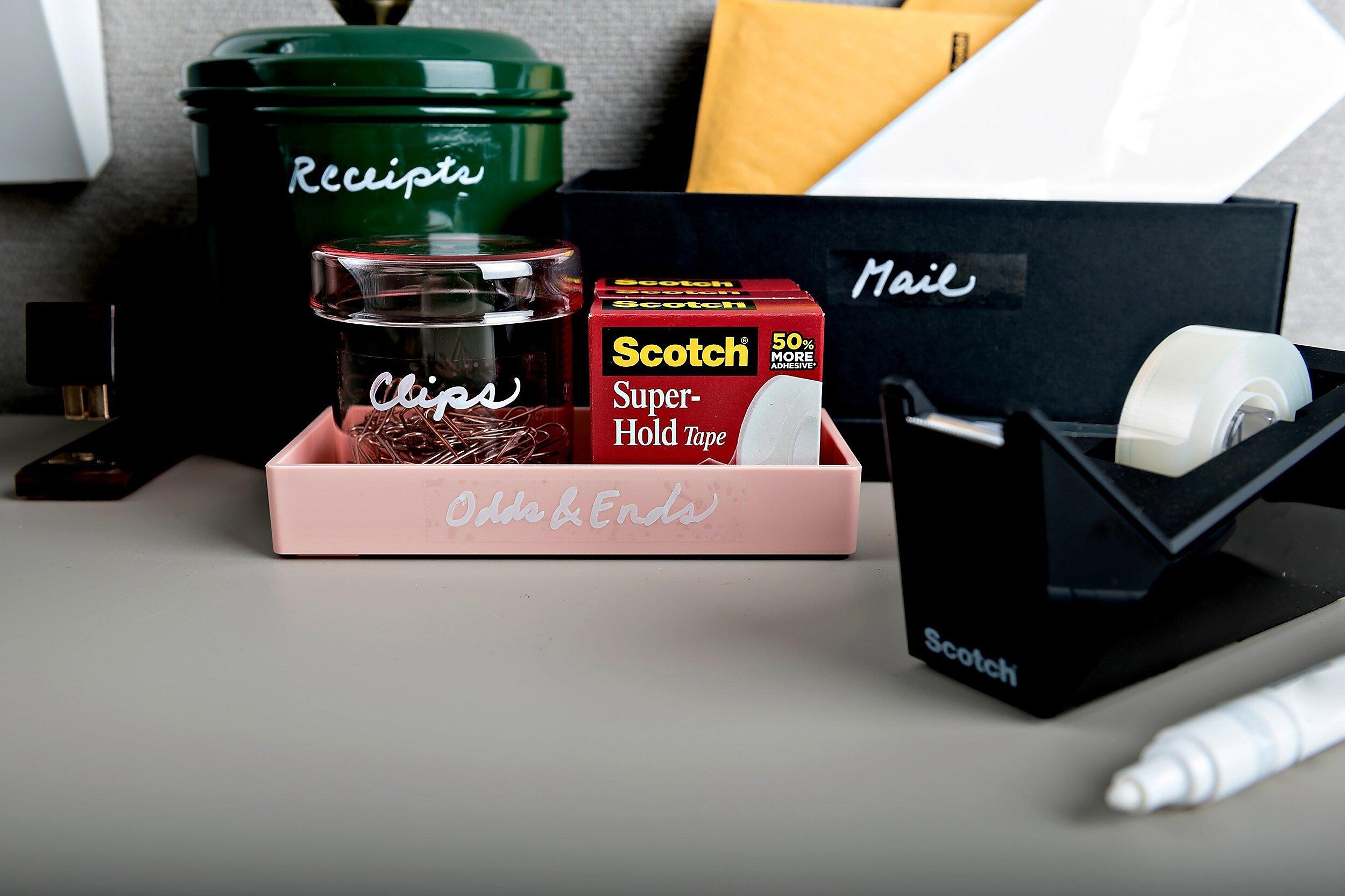 Scotch® Super-Hold Tape with Dispenser, 3/4