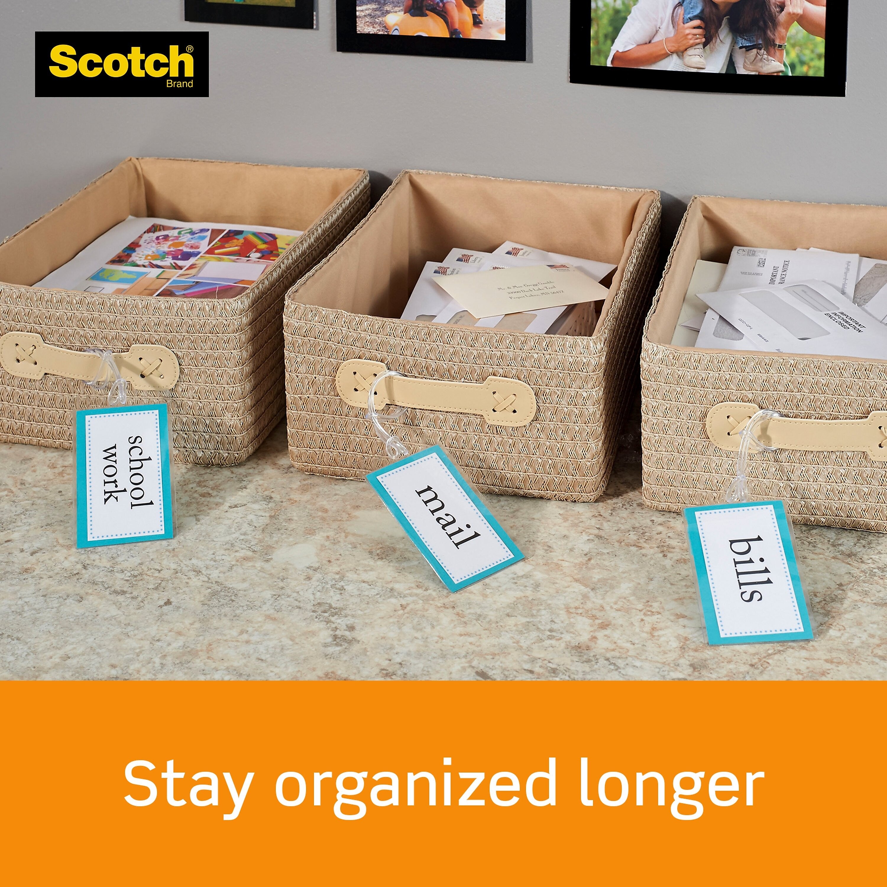 Scotch Thermal Laminating Pouches, Business Card, 5 Mil