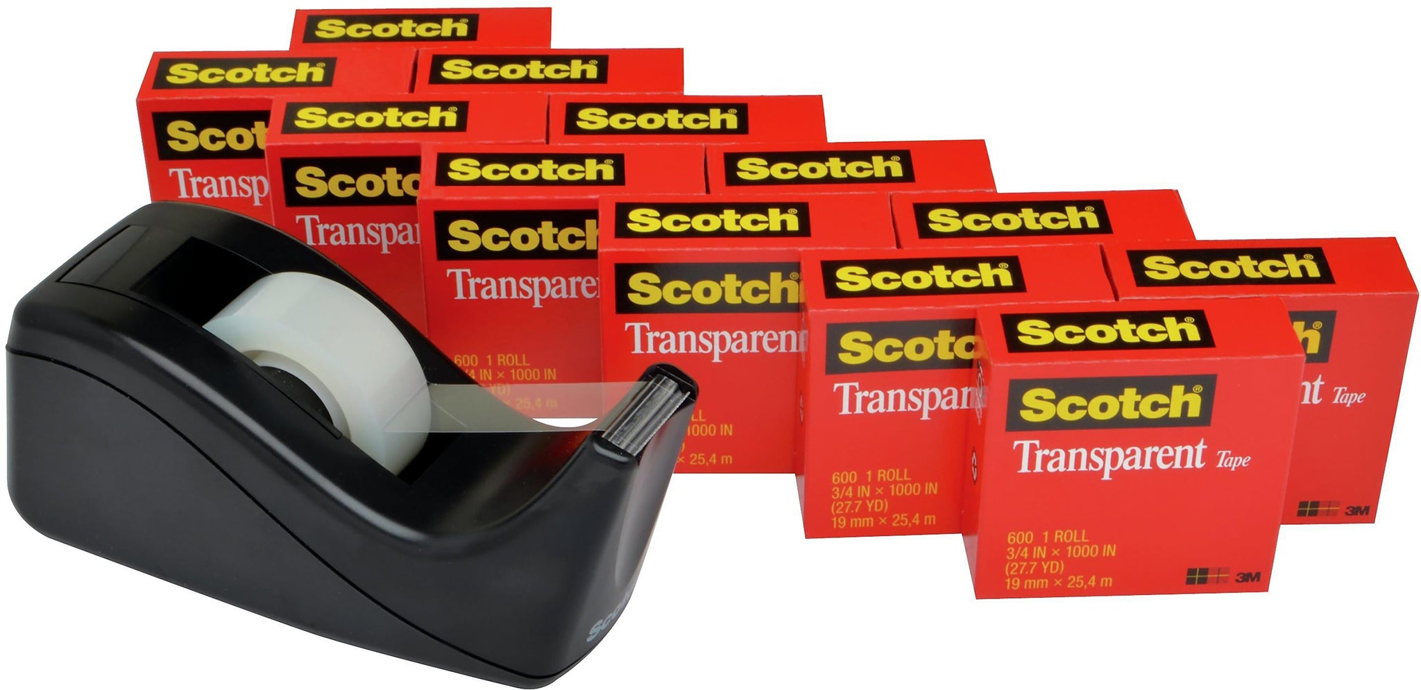 Scotch Transparent Clear Tape Refill, 0.75