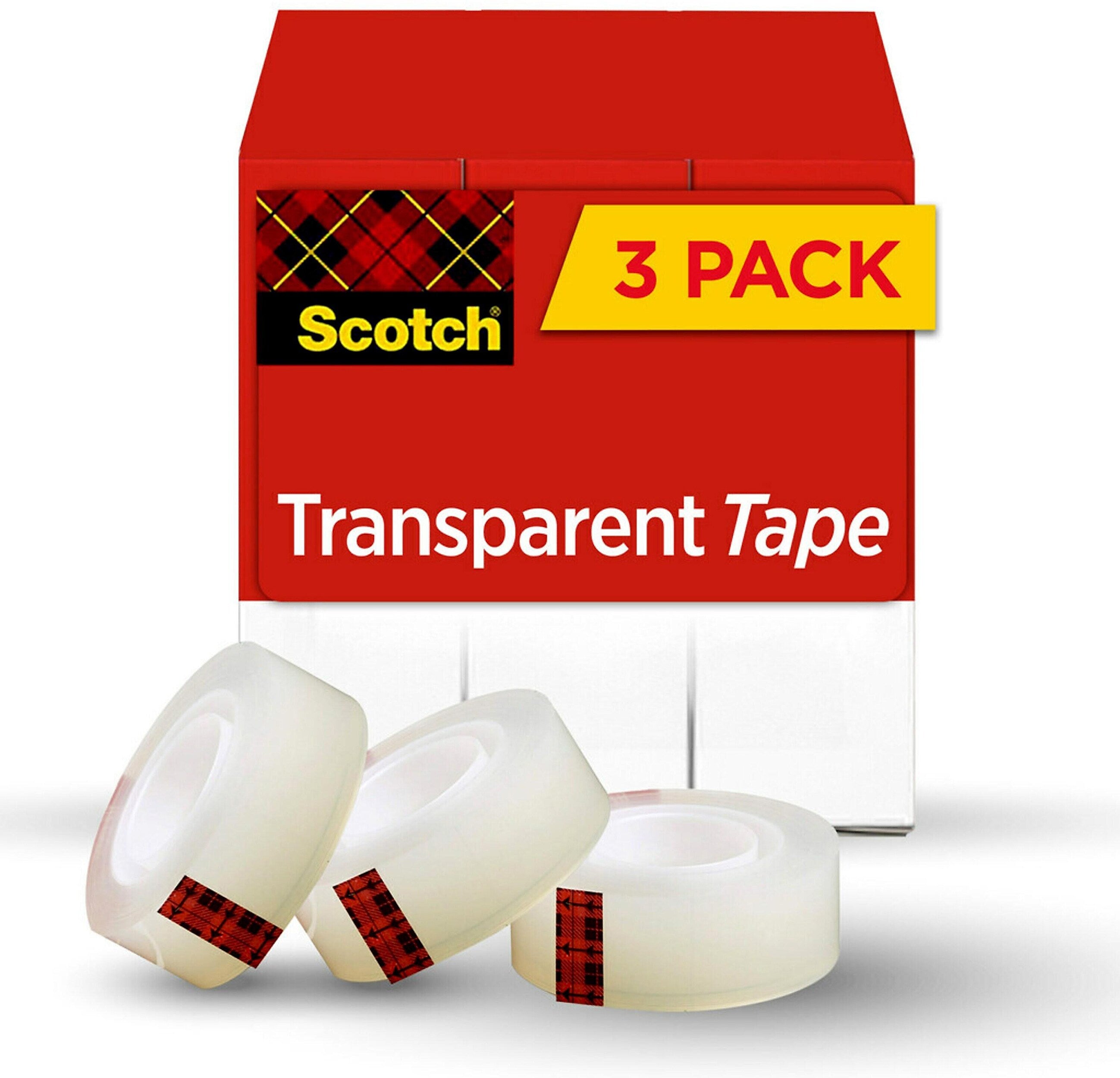 Scotch Transparent Clear Tape Refill, 0.75