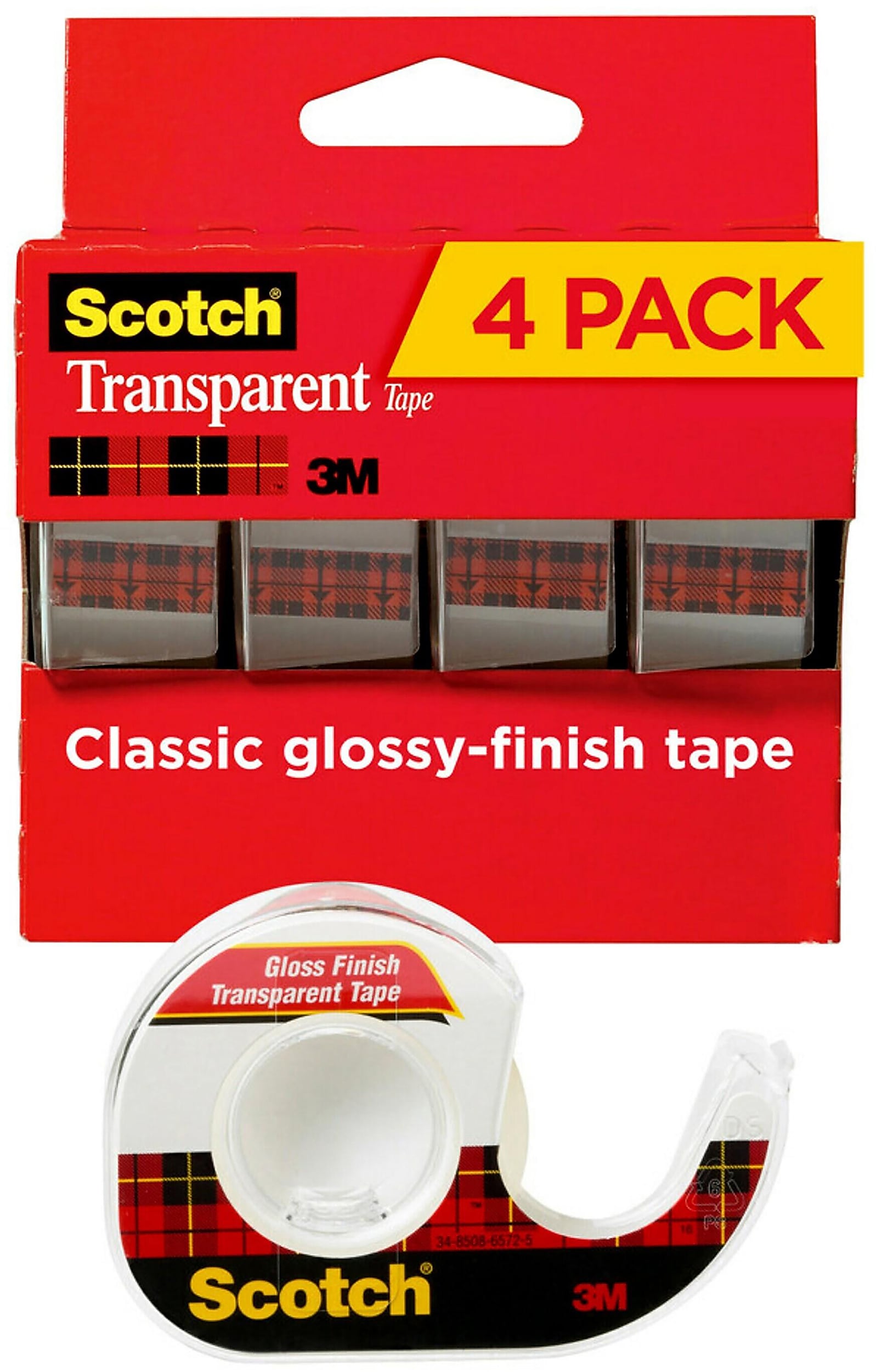 Scotch® Transparent Tape, 3/4