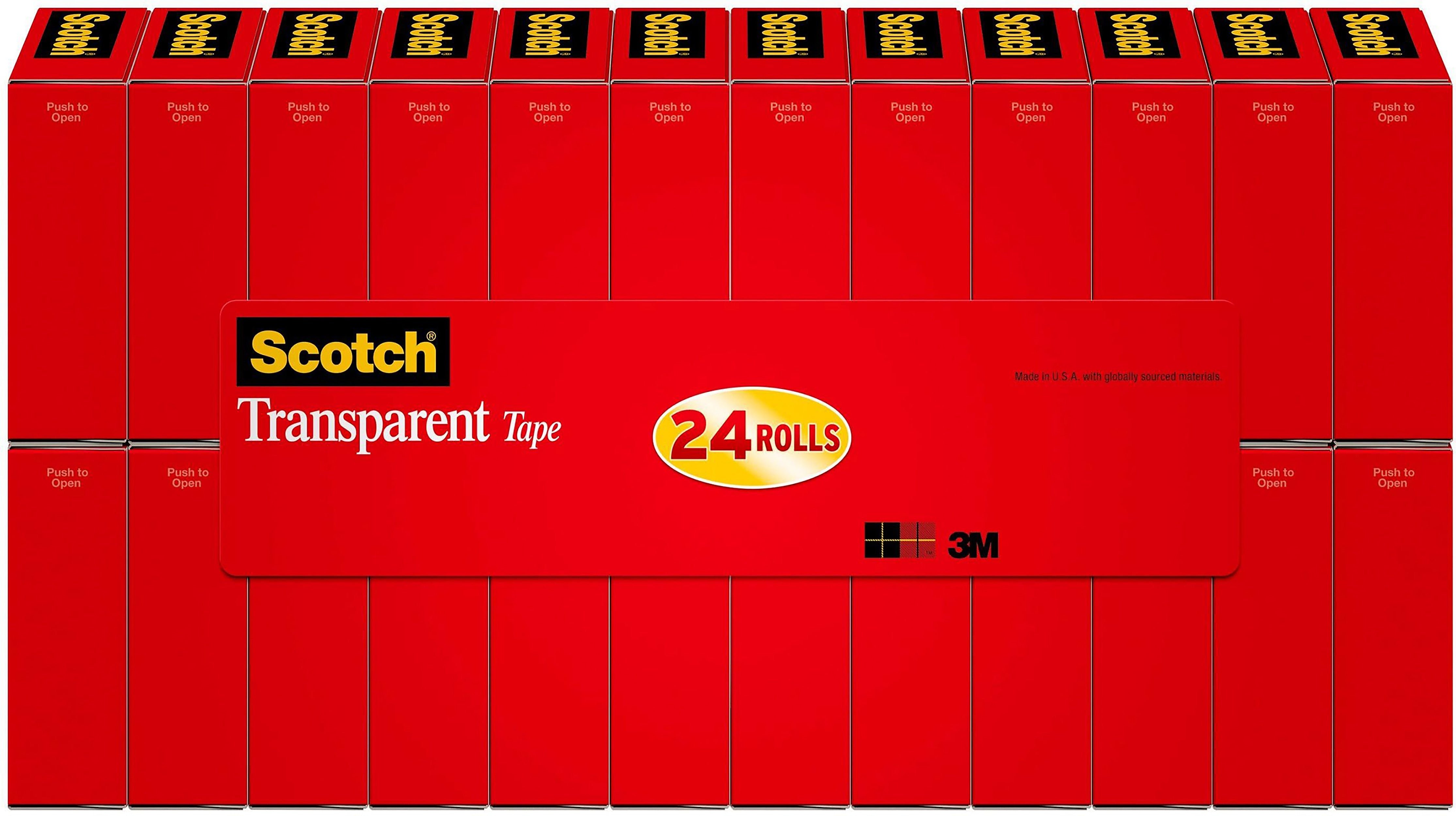 Scotch Transparent Tape Refill, 3/4